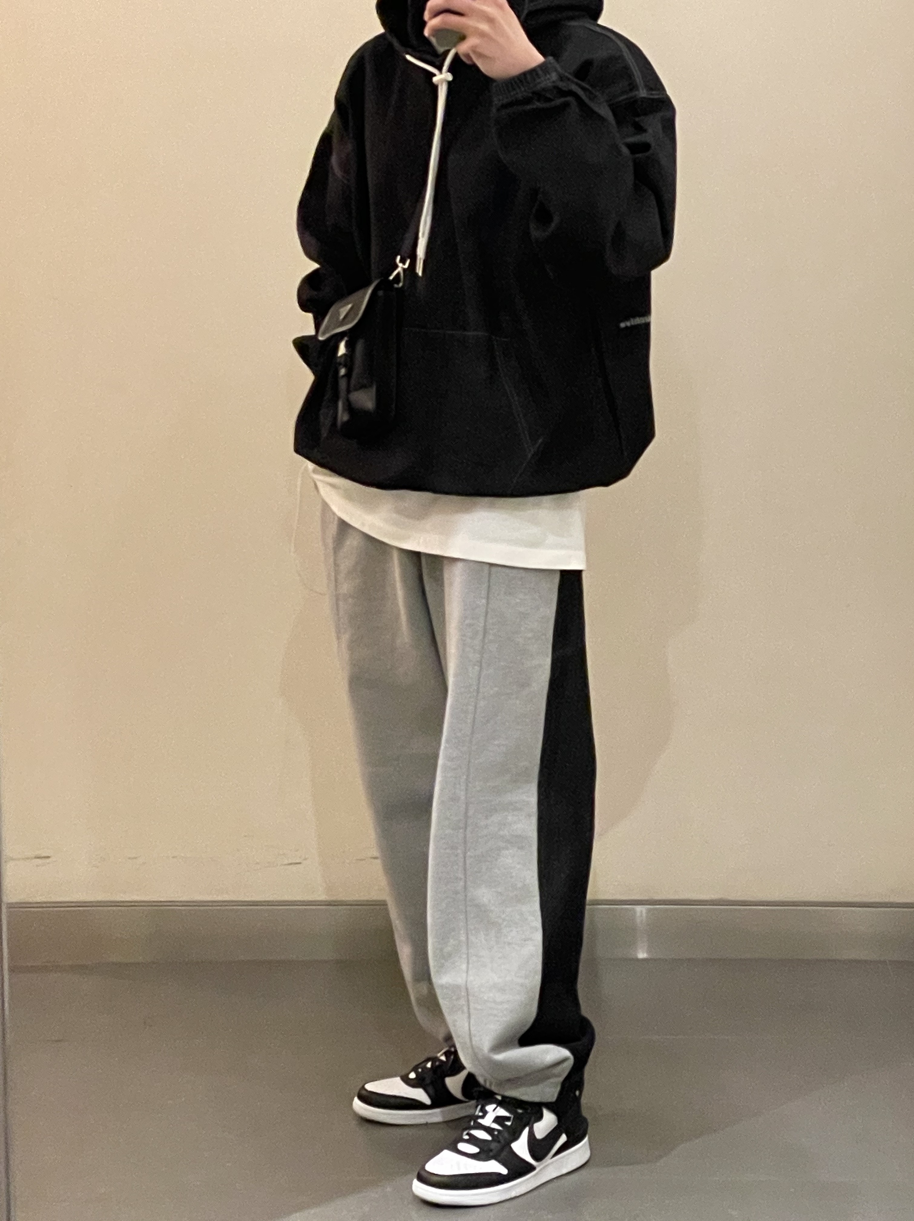 Nike x Ambush Dunk High Black 착용 스타일 - 1
