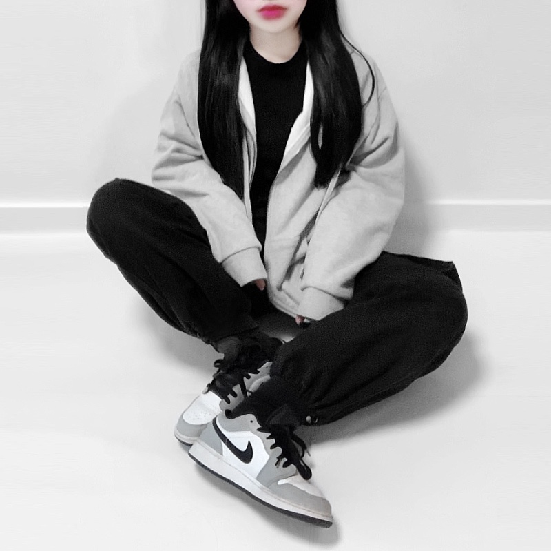 (GS) Jordan 1 Low Light Smoke Grey 착용 스타일