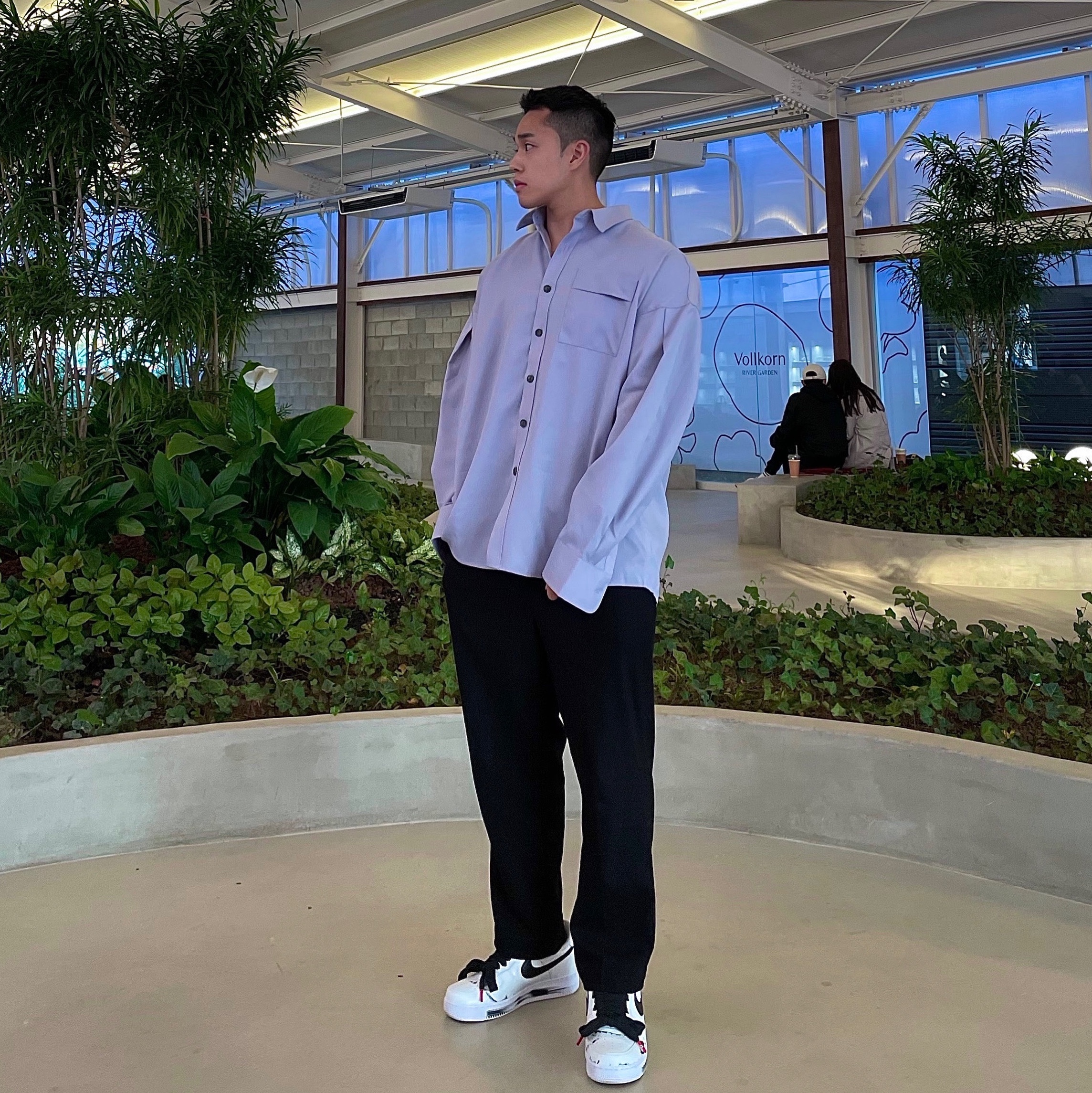 Nike x Peaceminusone Air Force 1 Low Para-Noise 2.0 착용 스타일 - 1