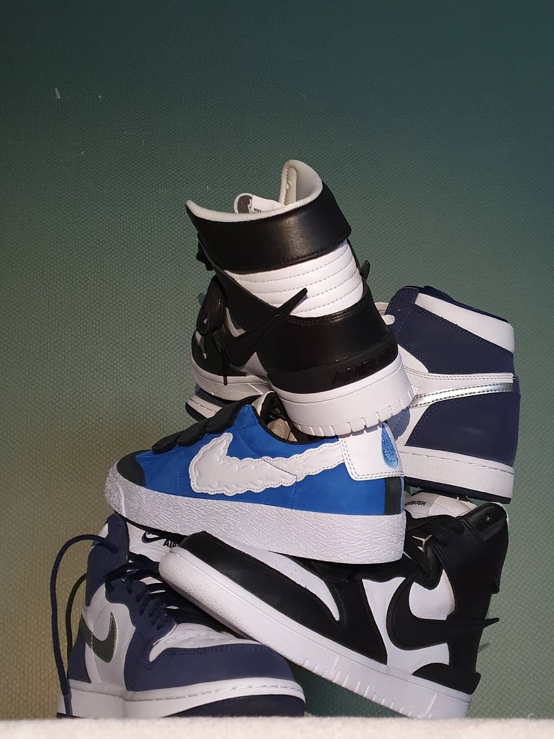 Nike x Ambush Dunk High Black, Nike SB Zoom Blazer AC Kevin and Hell 착용 스타일 - 1