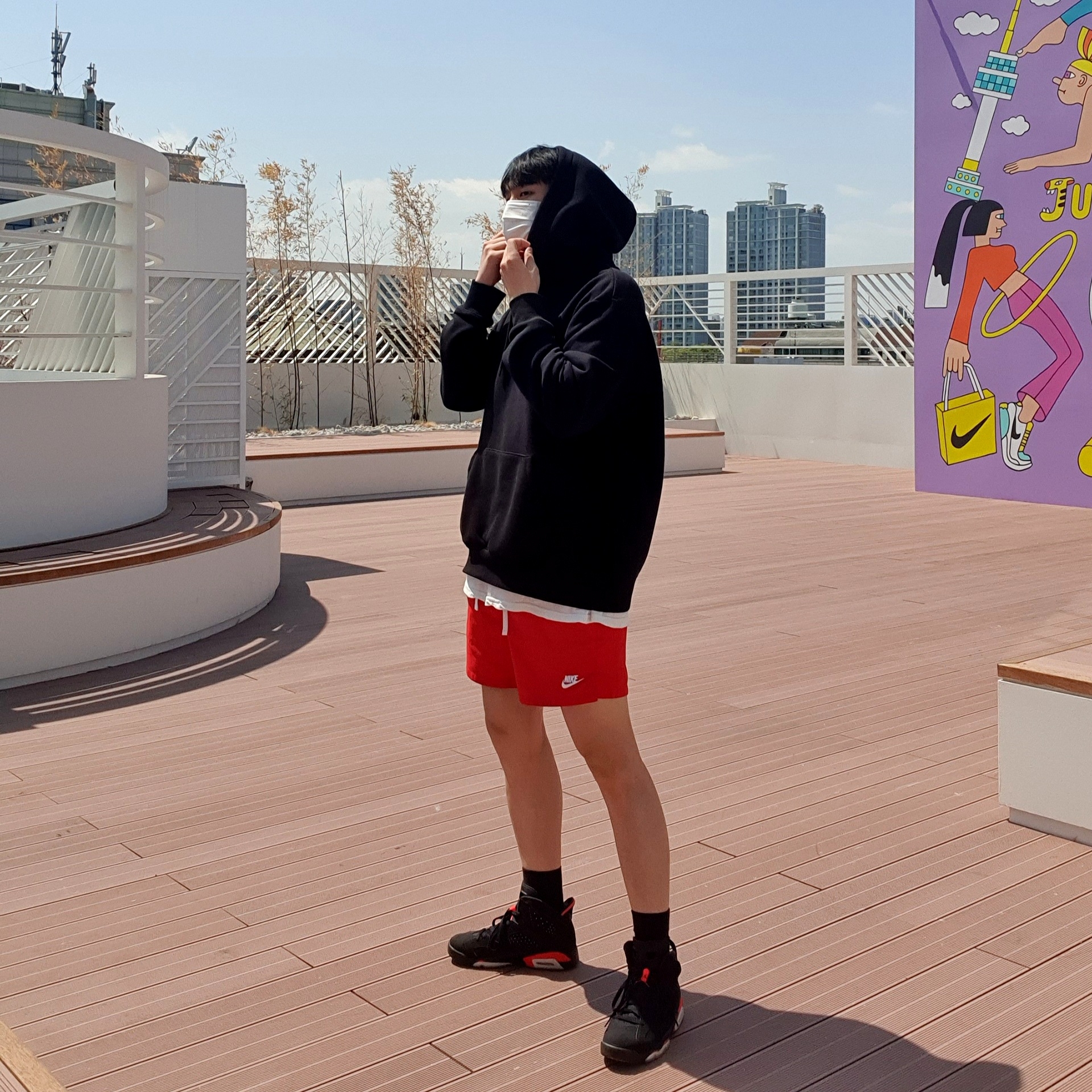 Jordan 6 Retro Infrared 2019 착용 스타일 - 1
