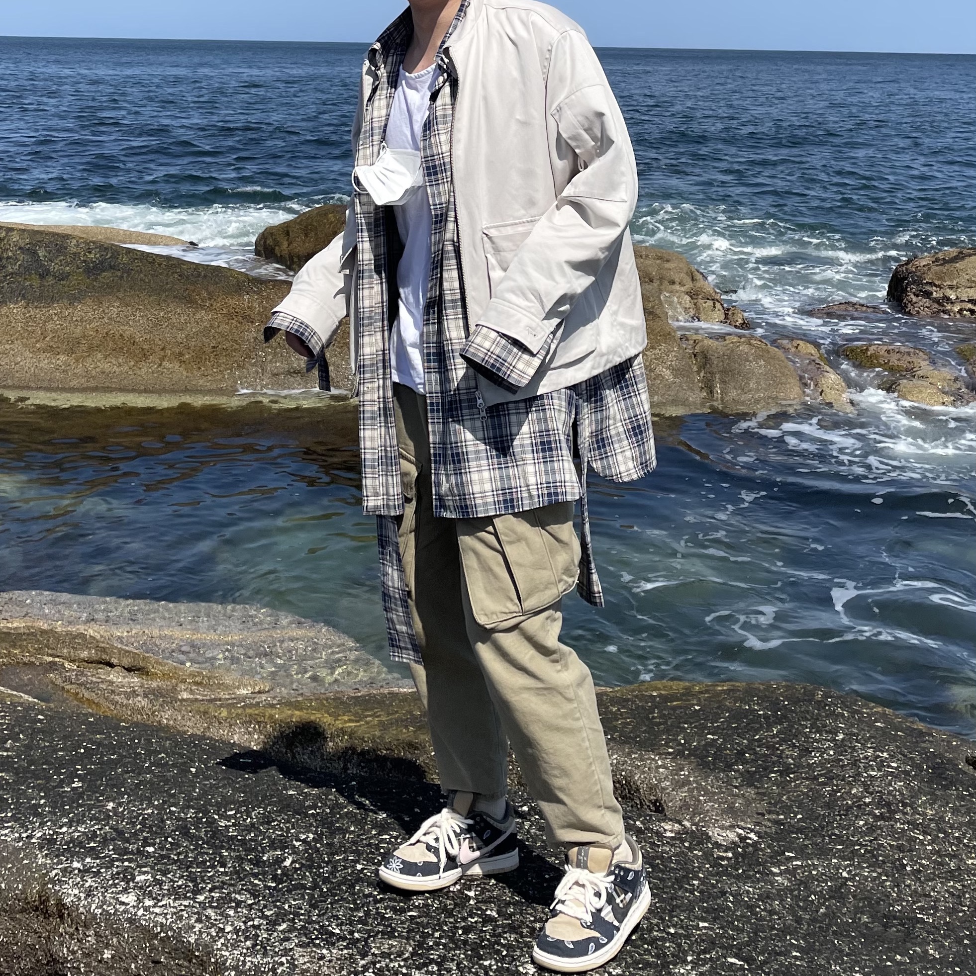 Nike x Travis Scott SB Dunk Low 착용 스타일
