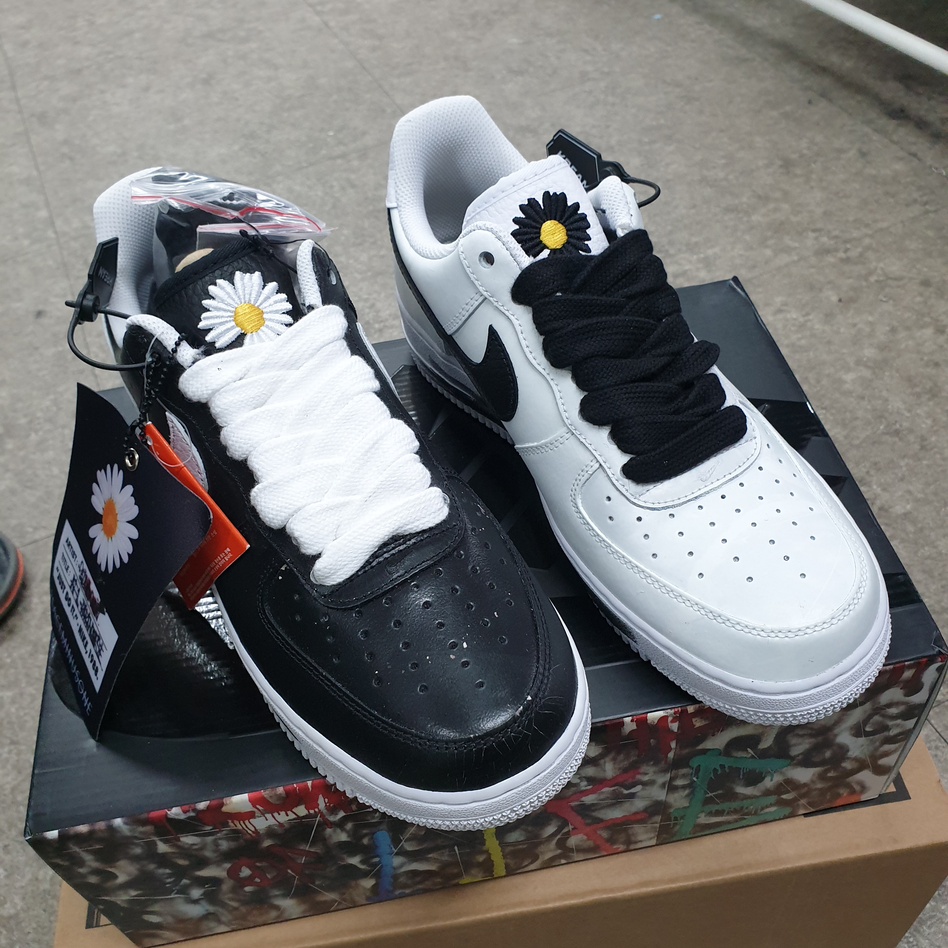 Nike x Peaceminusone Air Force 1 Low Para-Noise, Nike x Peaceminusone Air Force 1 Low Para-Noise 2.0 착용 스타일 - 3