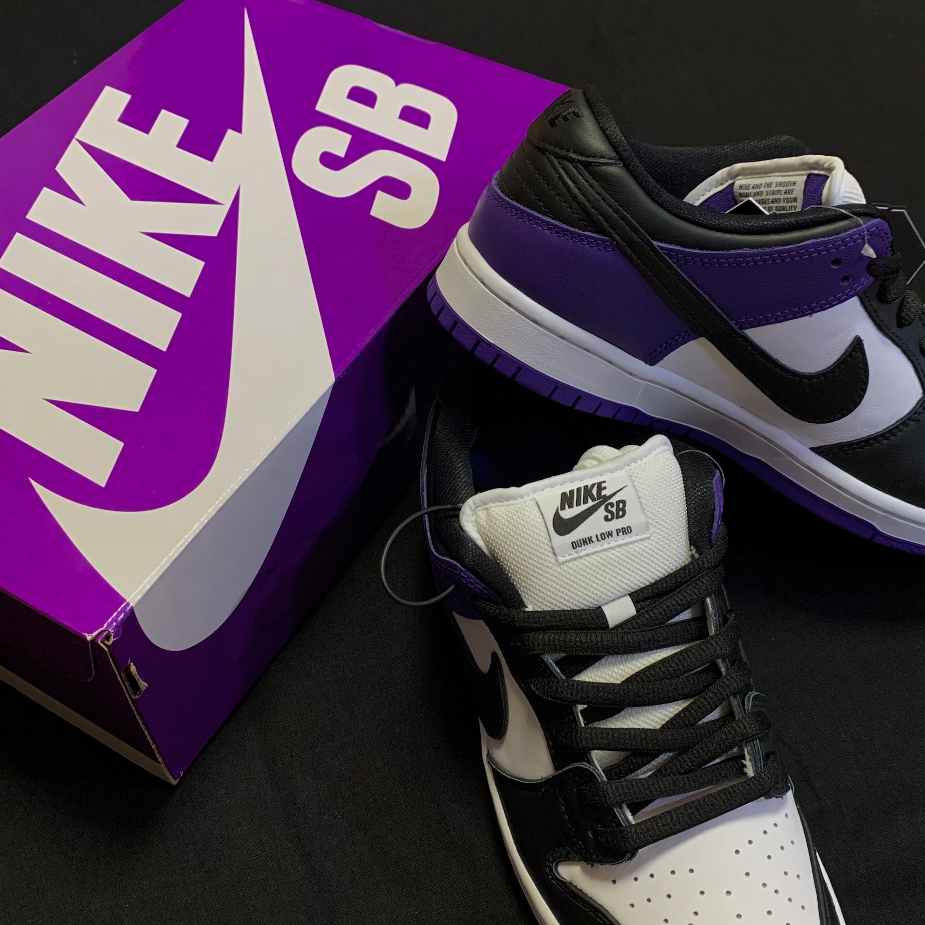 Nike SB Dunk Low Pro Court Purple 착용 스타일