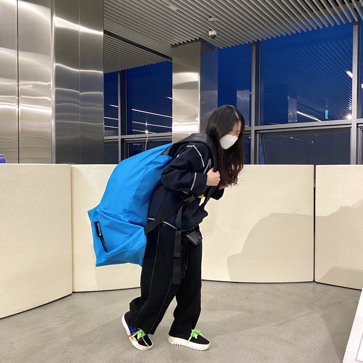 Nike x Off-White NRG RU Hoodie 착용 스타일