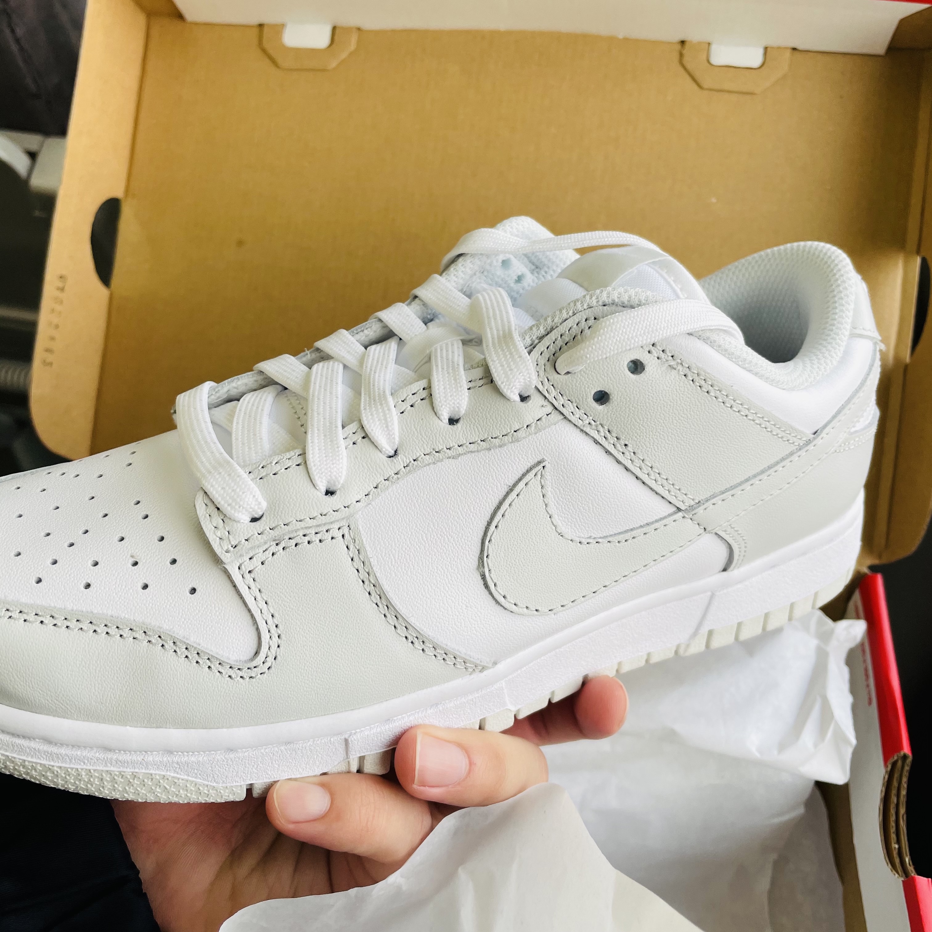 (W) Nike Dunk Low Photon Dust 착용 스타일