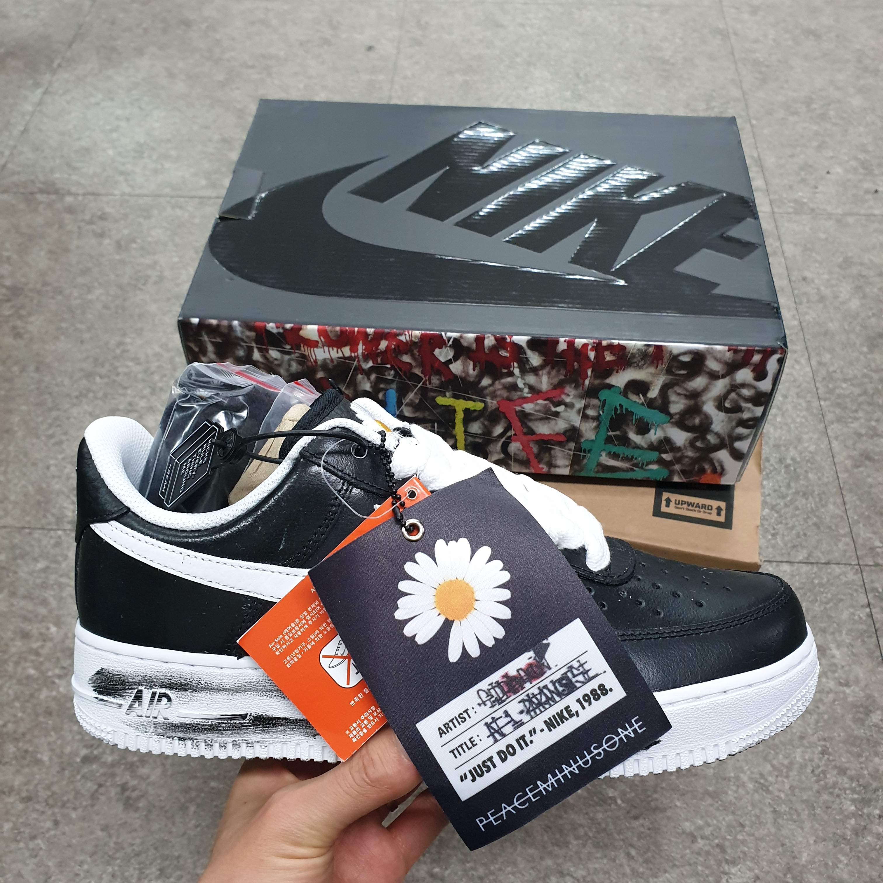 Nike x Peaceminusone Air Force 1 Low Para-Noise, Nike x Peaceminusone Air Force 1 Low Para-Noise 2.0 착용 스타일 - 1