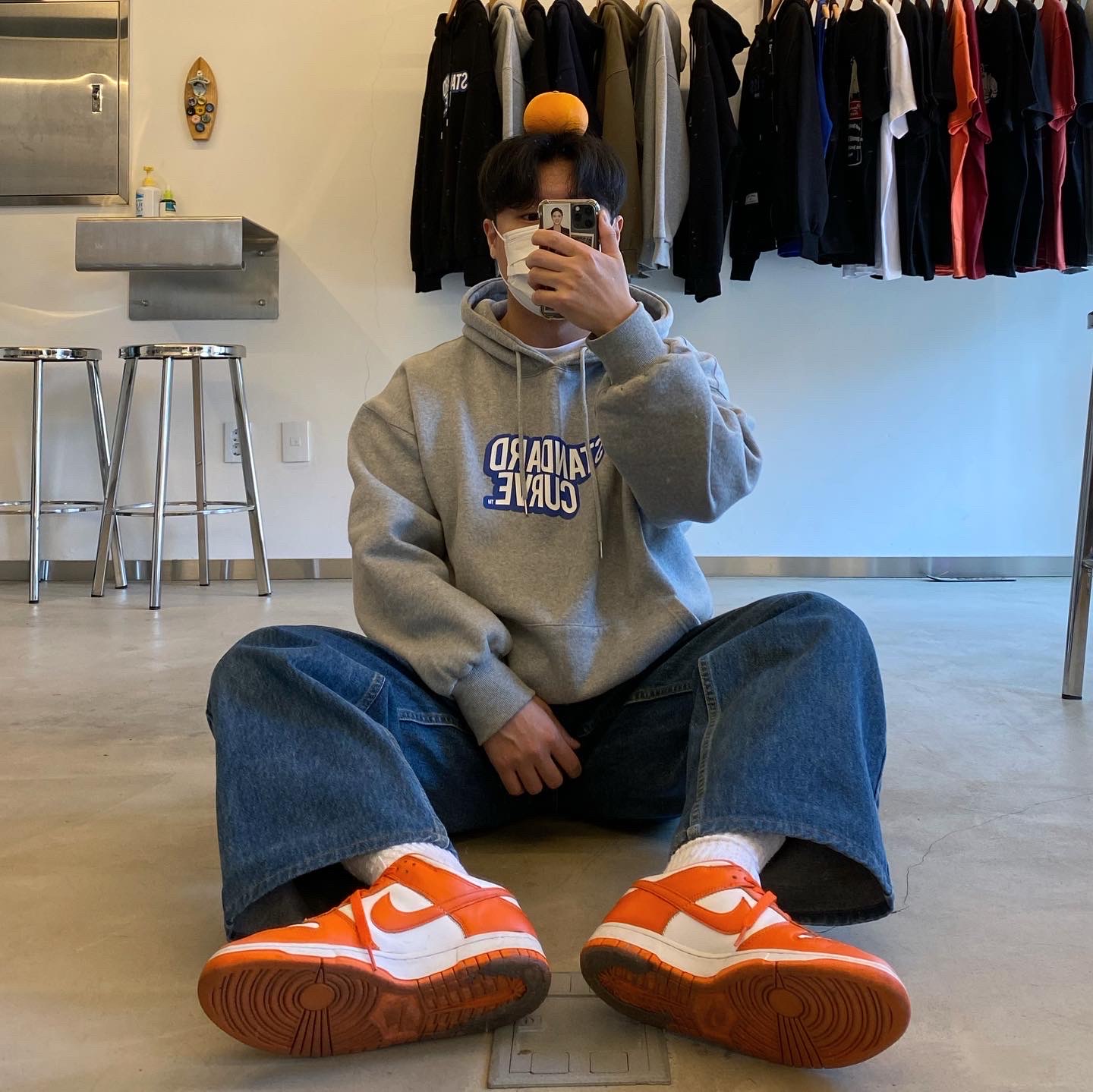 Nike Dunk Low SP Syracuse 2020 착용 스타일 - 1