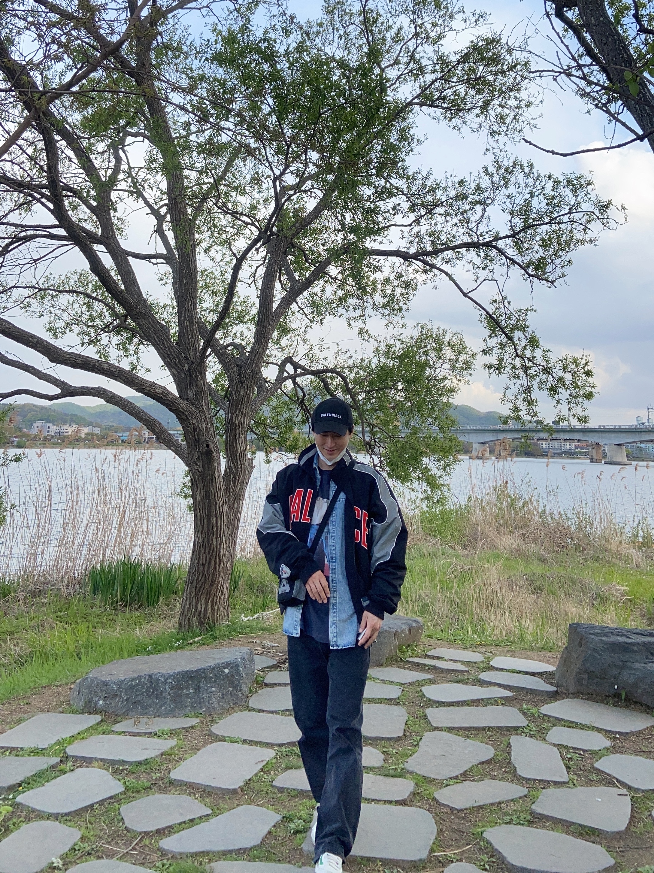 Palace Sport Mit Floss Jacket Black - 21SS, Vans Vault OG Style 36 LX Green 착용 스타일 - 2