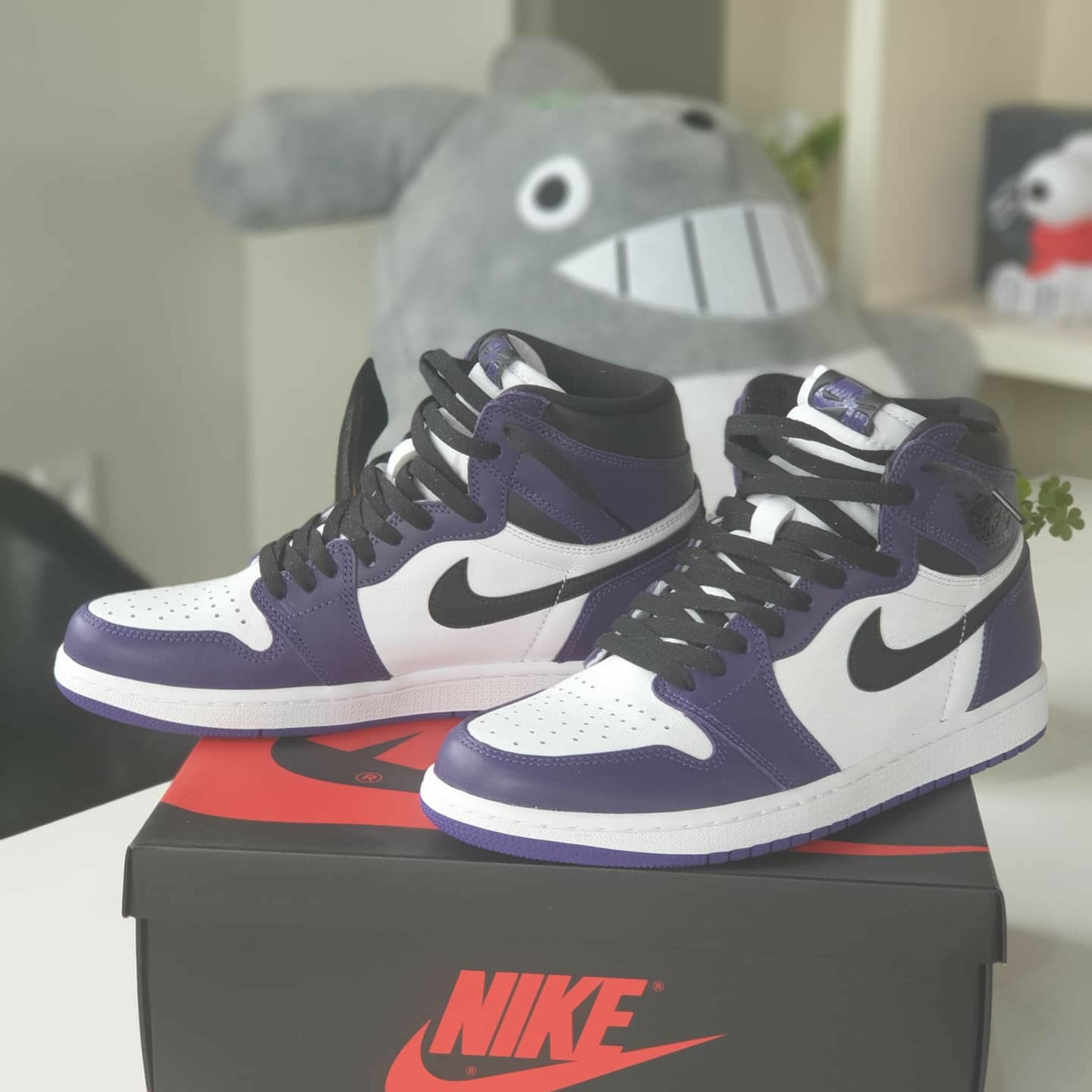 Jordan 1 Retro High OG Court Purple 2020 착용 스타일 - 1