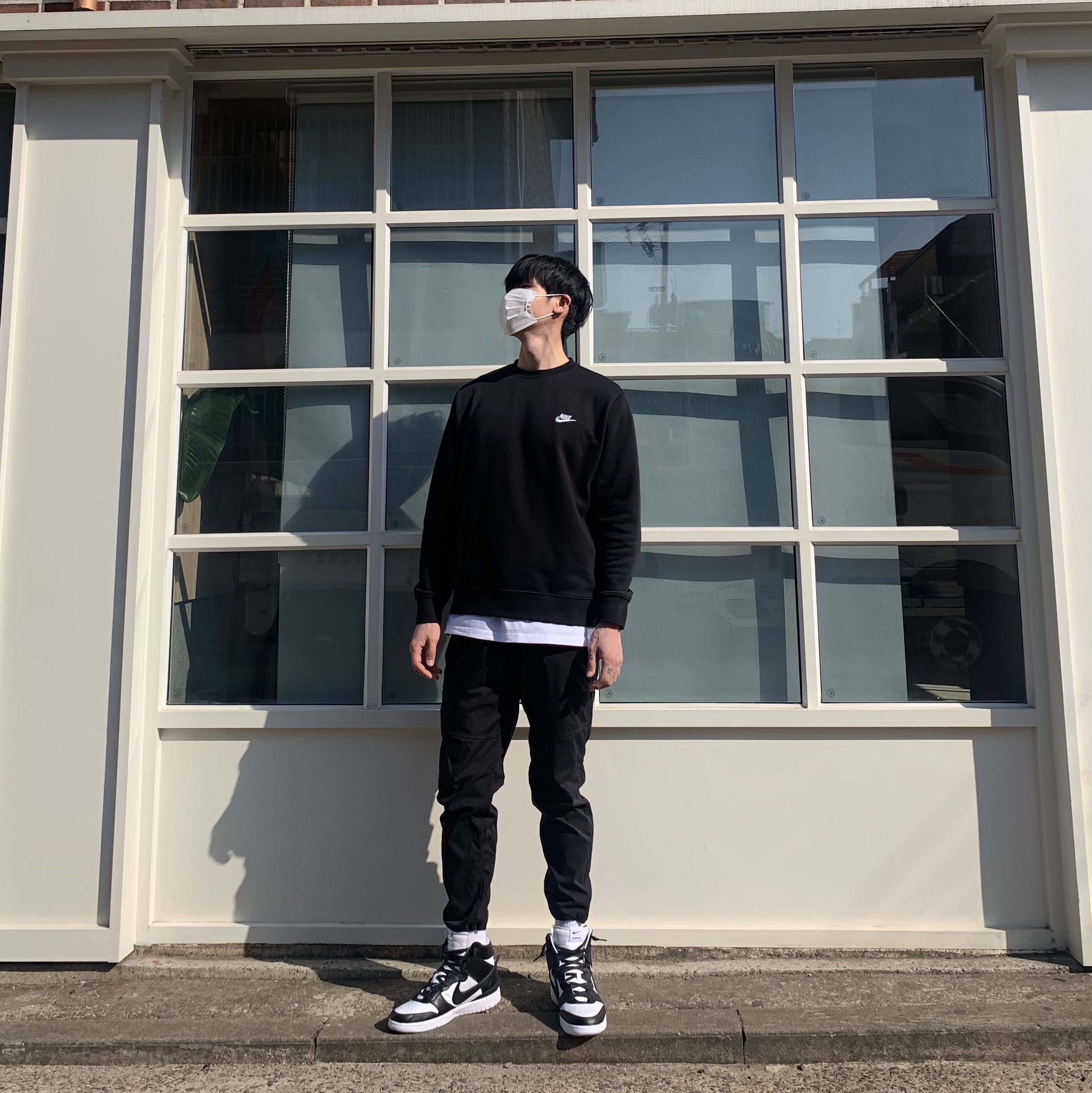 Nike x Ambush Dunk High Black 착용 스타일