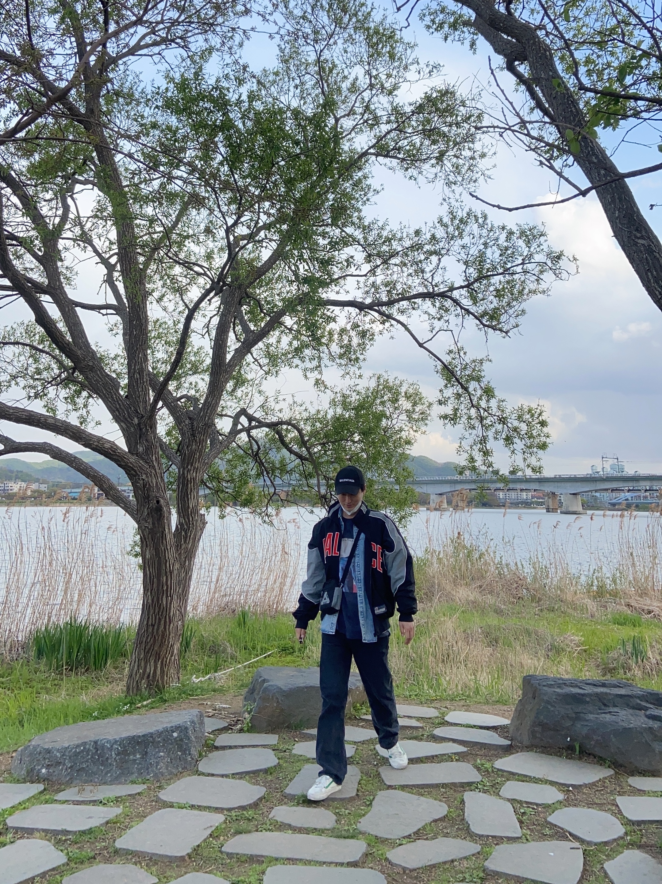 Palace Sport Mit Floss Jacket Black - 21SS, Vans Vault OG Style 36 LX Green 착용 스타일 - 1