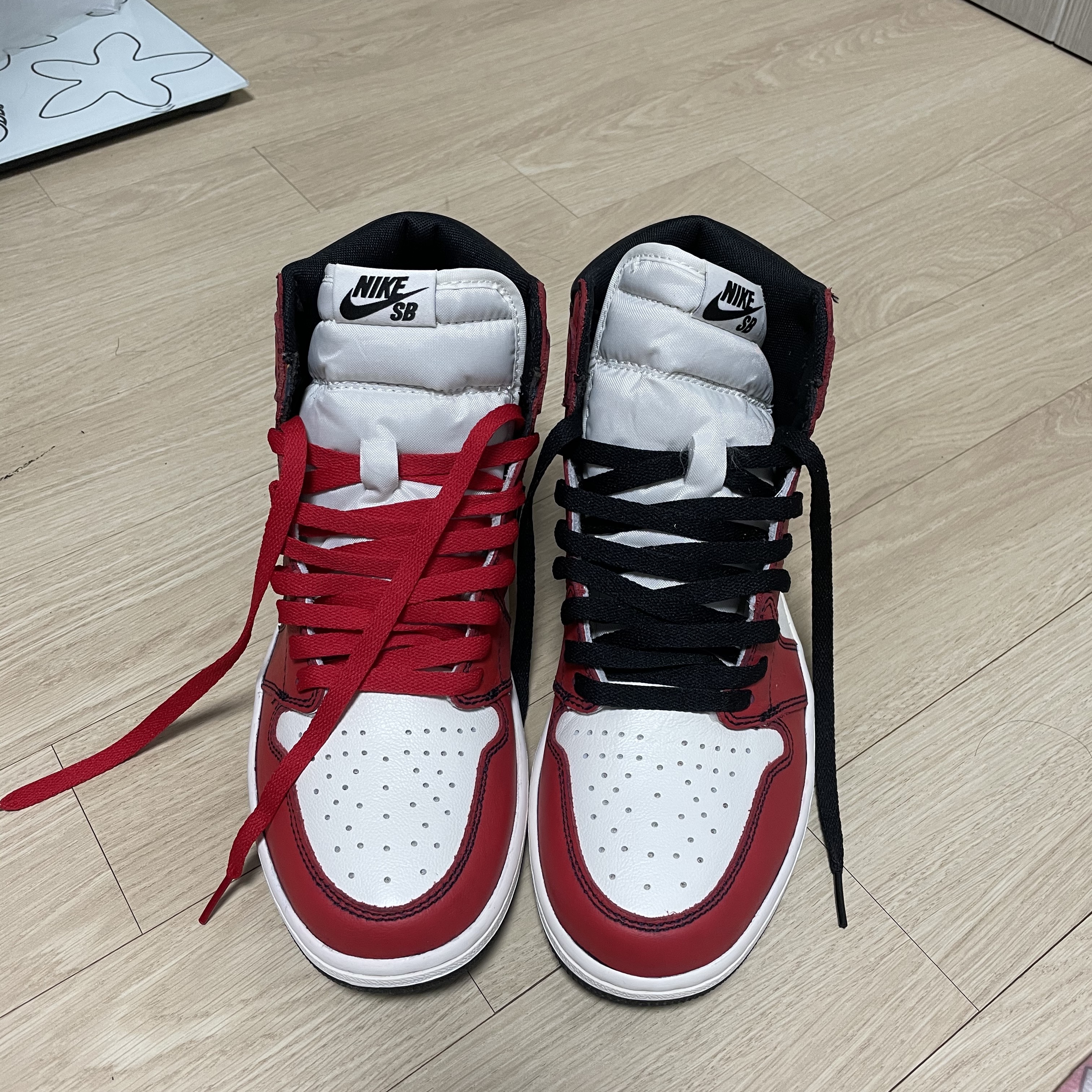 Jordan 1 Retro High OG Defiant SB LA to Chicago 착용 스타일 - 1