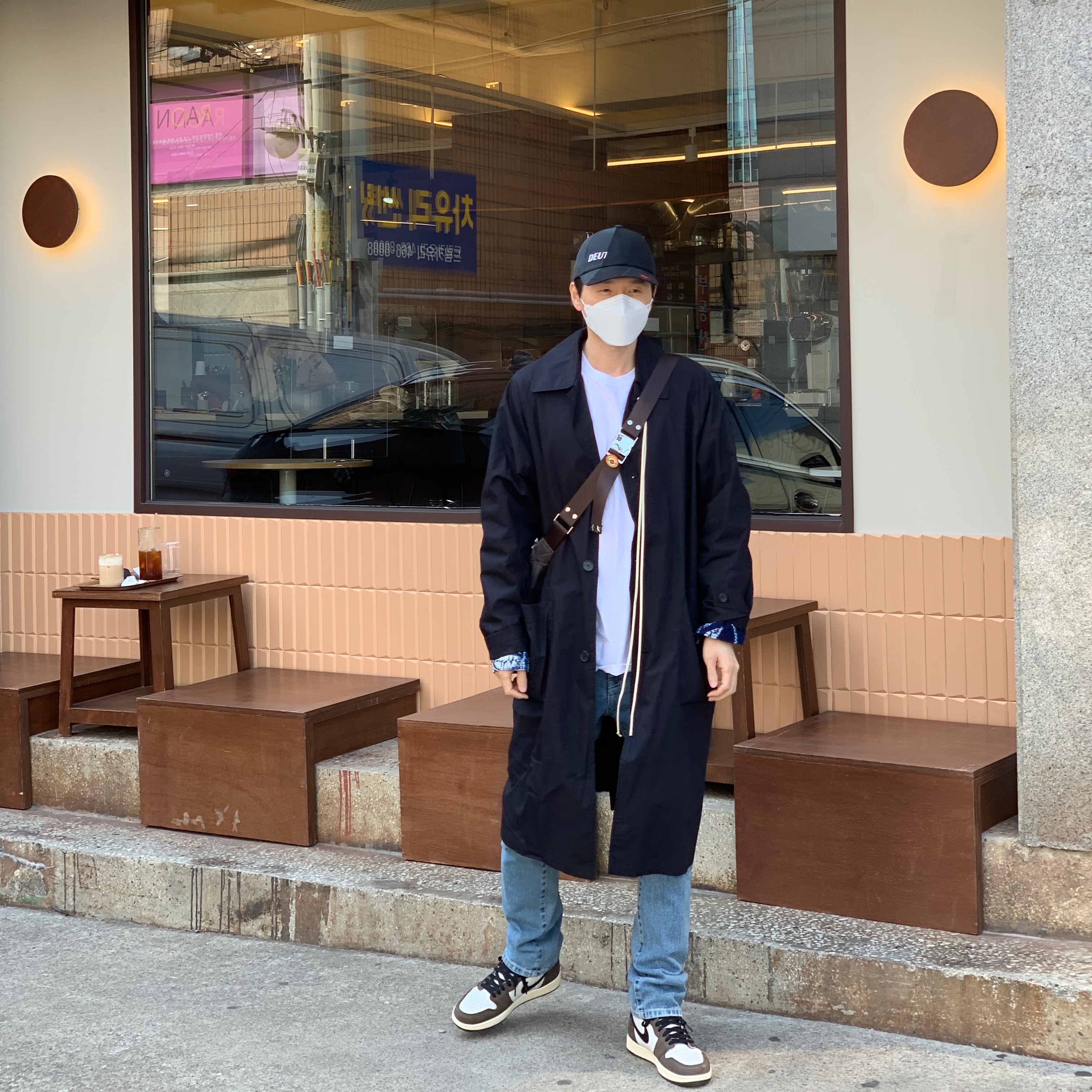 Jordan 1 x Travis Scott Retro High OG SP Mocha 착용 스타일