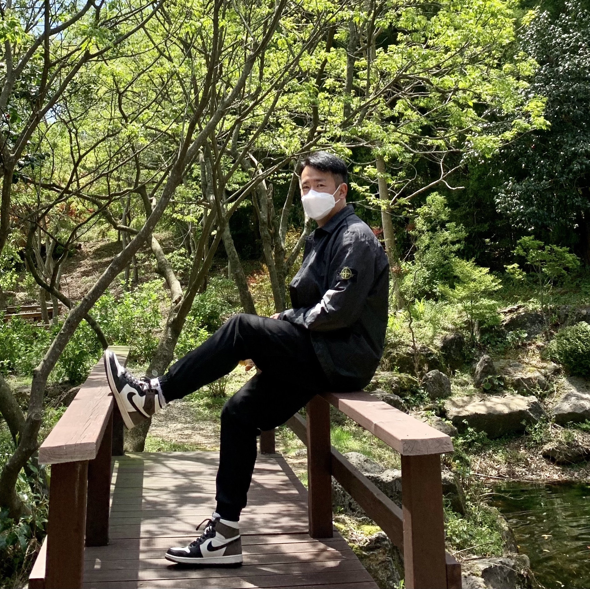 Jordan 1 Retro High OG Black Mocha 착용 스타일 - 1
