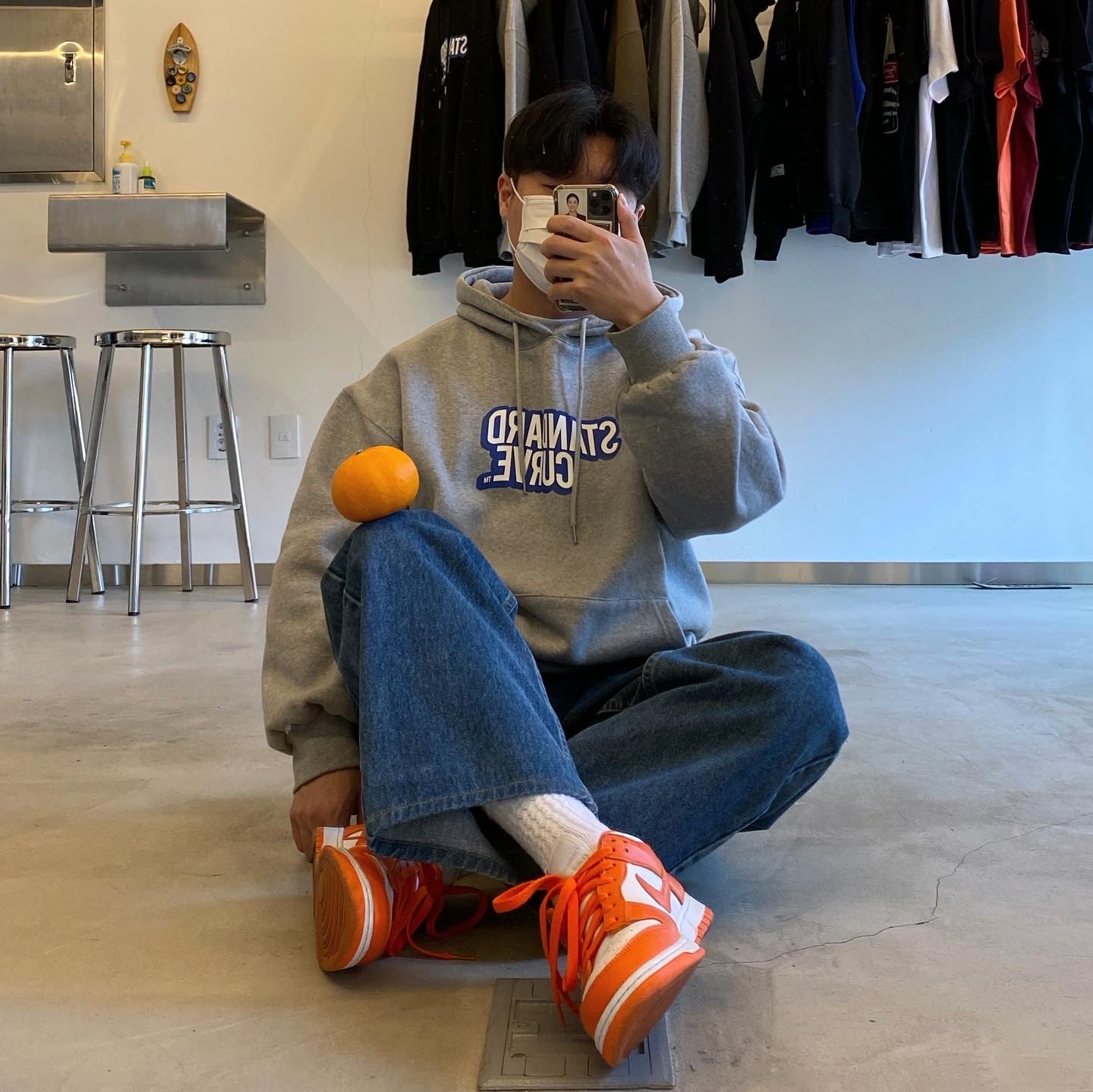 Nike Dunk Low SP Syracuse 2020 착용 스타일 - 4