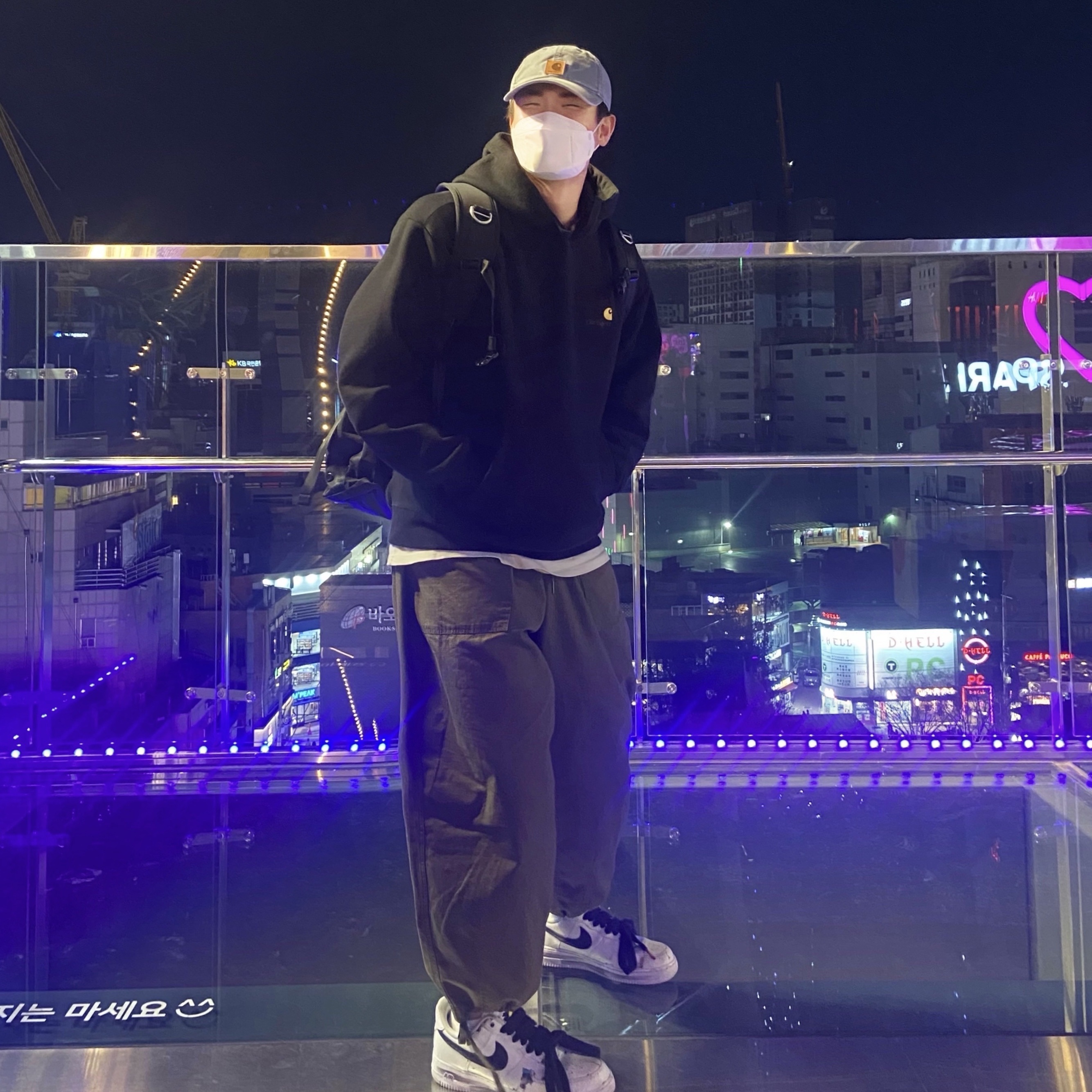 Nike x Peaceminusone Air Force 1 Low Para-Noise 2.0 착용 스타일