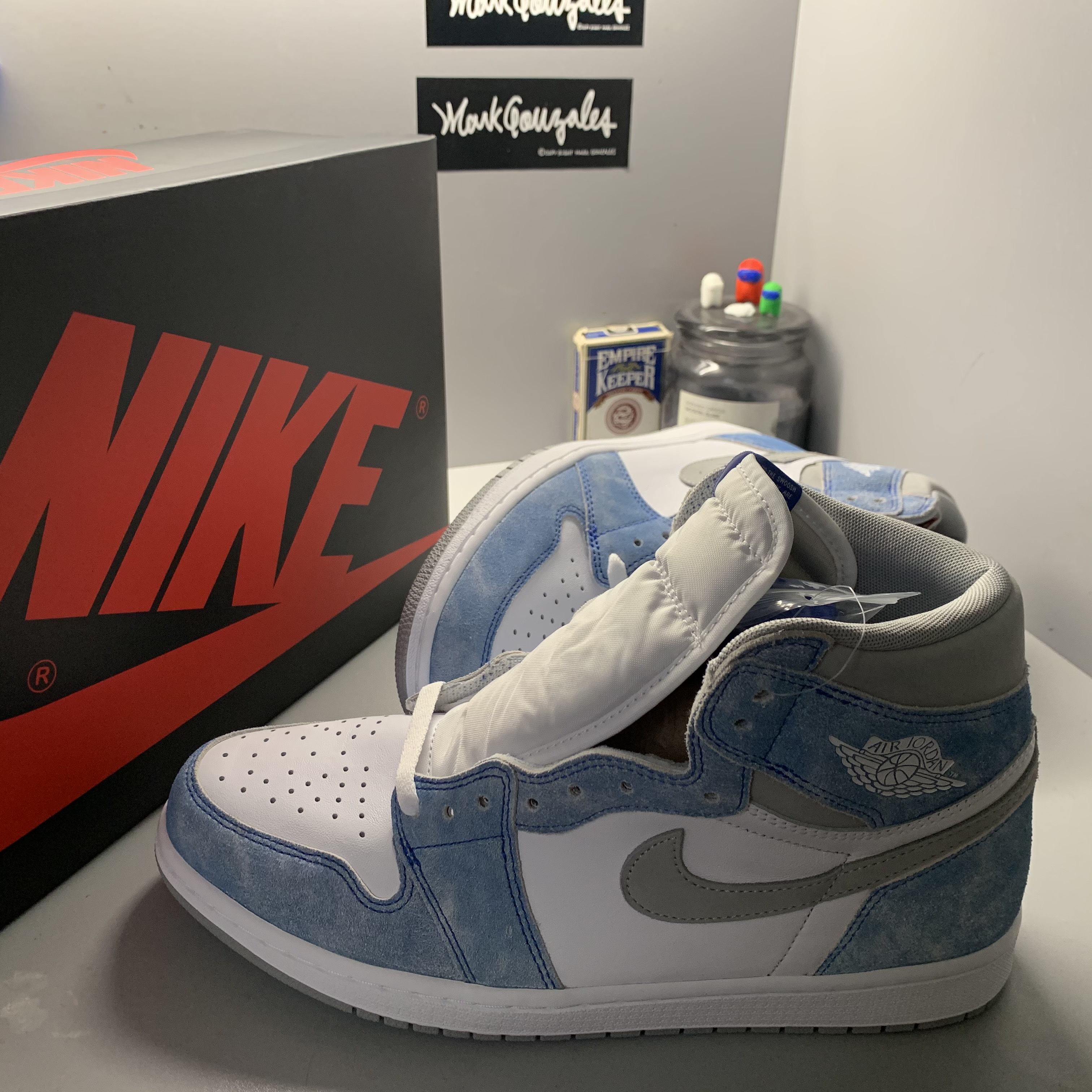 Jordan 1 Retro High OG Hyper Royal 착용 스타일 - 2