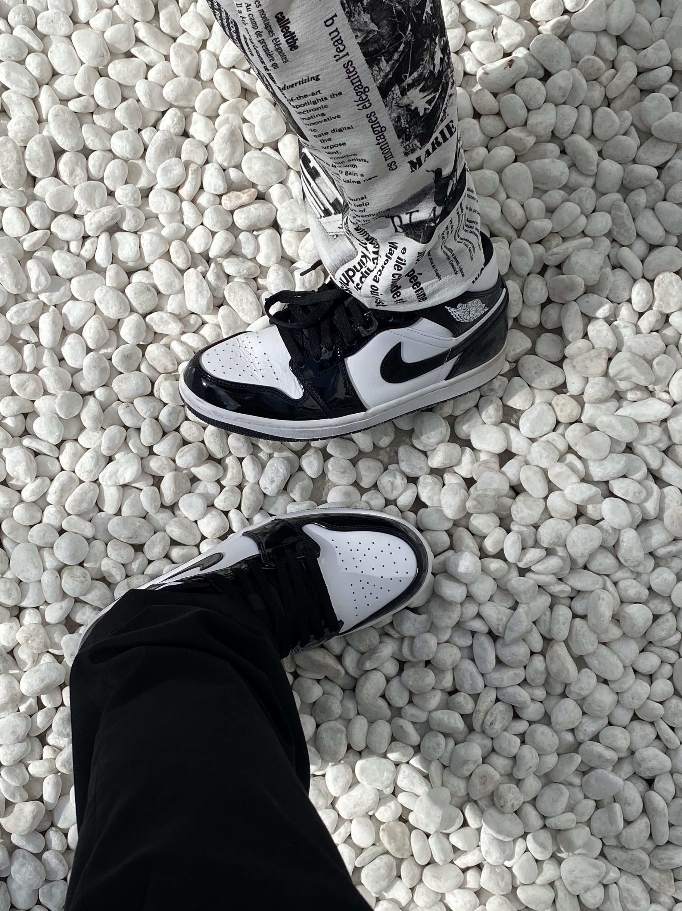 Jordan 1 Mid SE ASW Black 착용 스타일 - 2