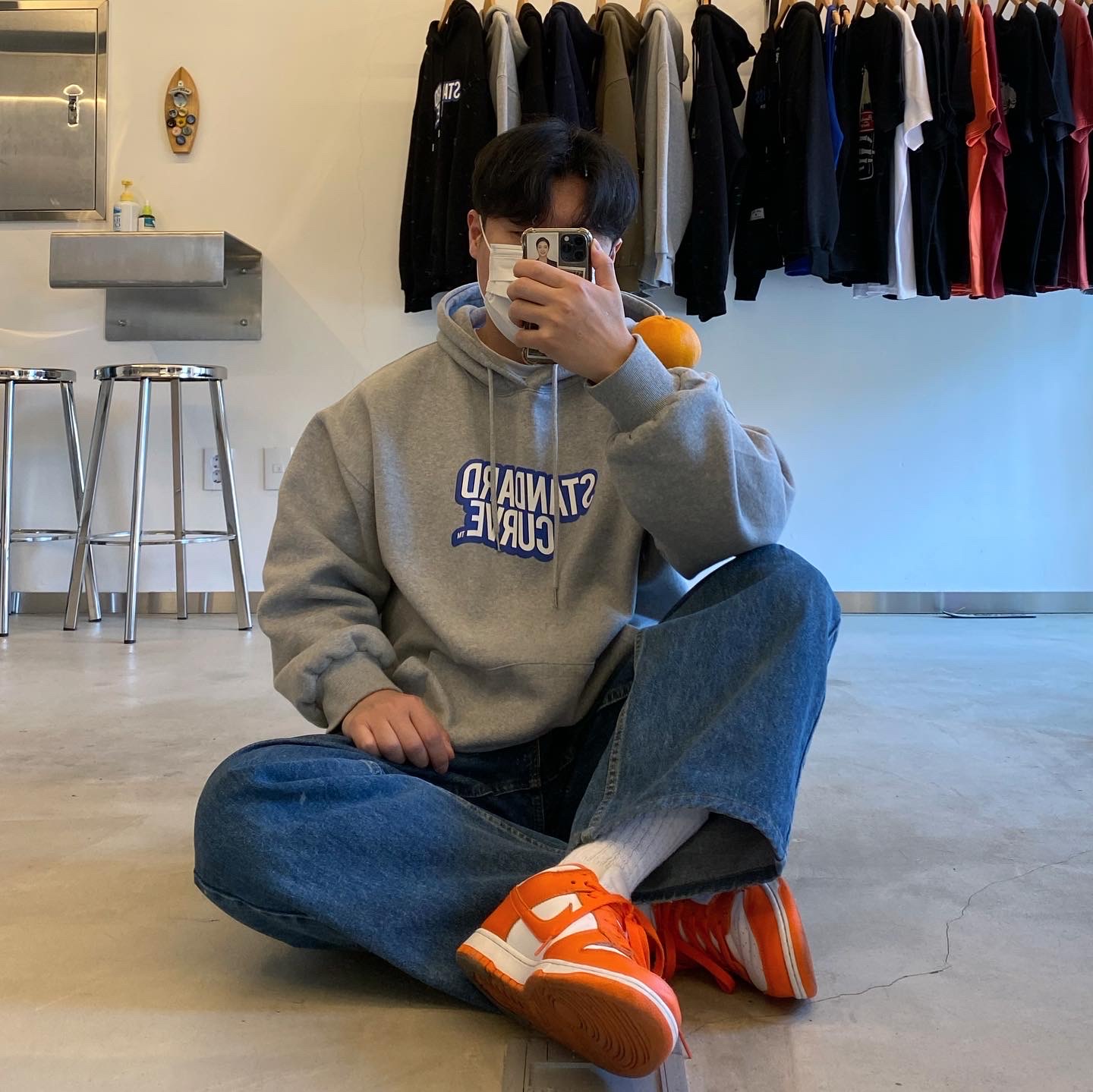 Nike Dunk Low SP Syracuse 2020 착용 스타일 - 2