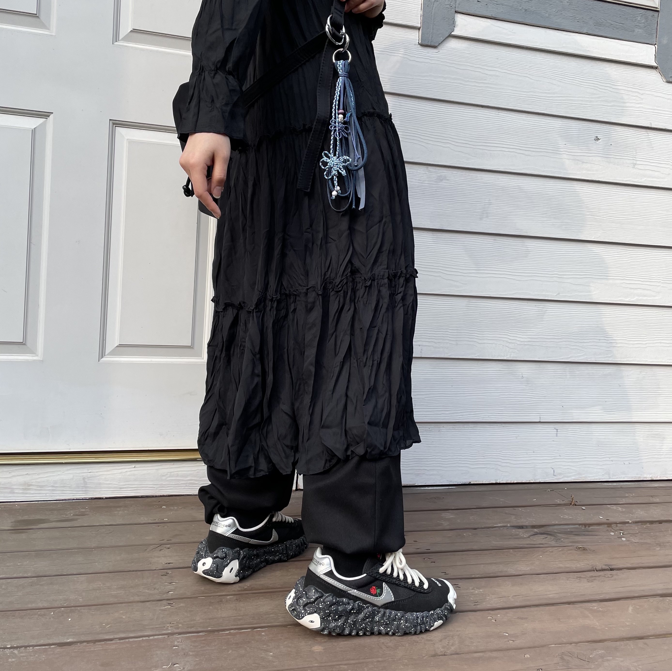 Nike x Undercover Overbreak SP Black 착용 스타일 - 2