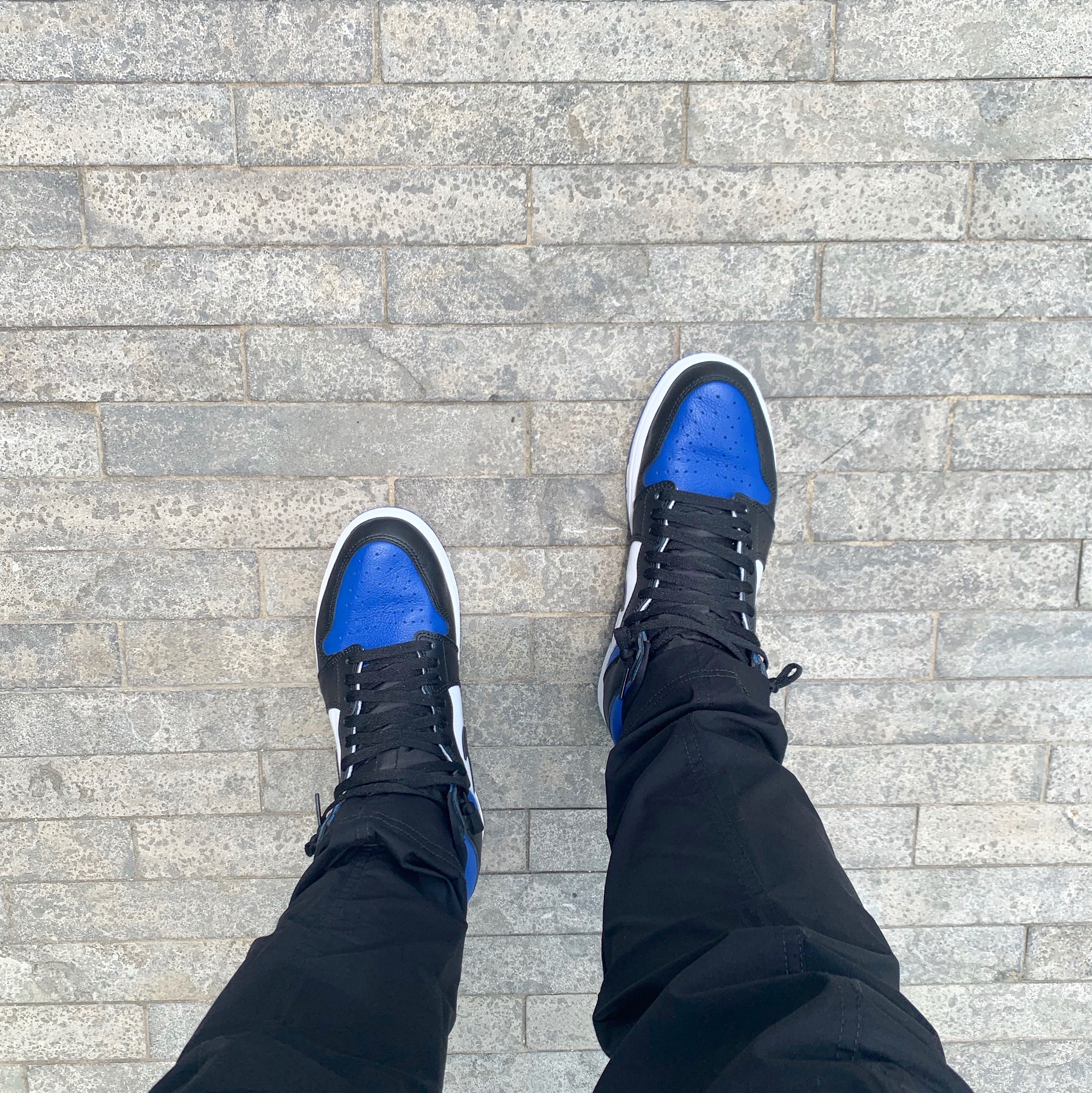 Jordan 1 Retro High OG Royal Toe 착용 스타일