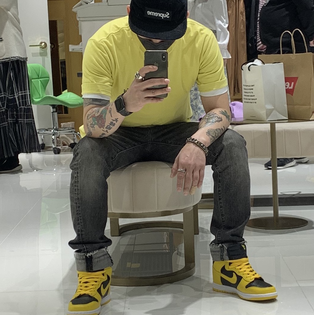 Nike Air More Uptempo 96 Bulls 2021, Nike Dunk High SP Varsity Maize 착용 스타일 - 2