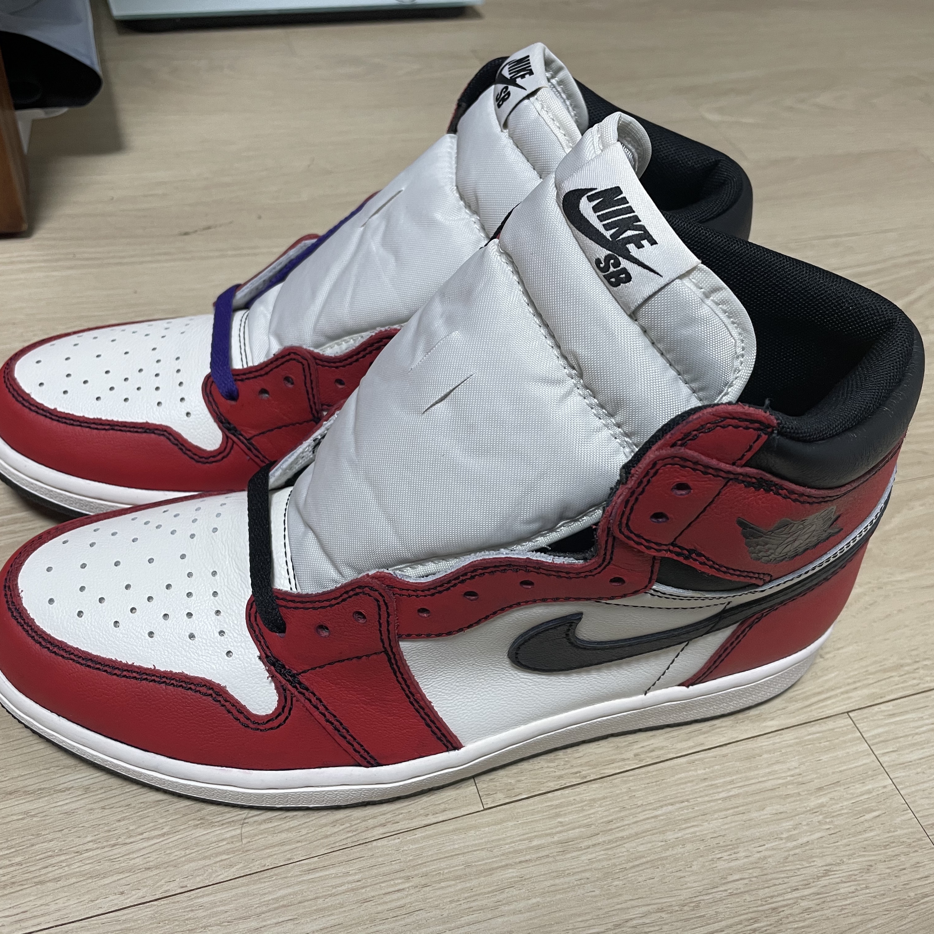 Jordan 1 Retro High OG Defiant SB LA to Chicago 착용 스타일 - 3