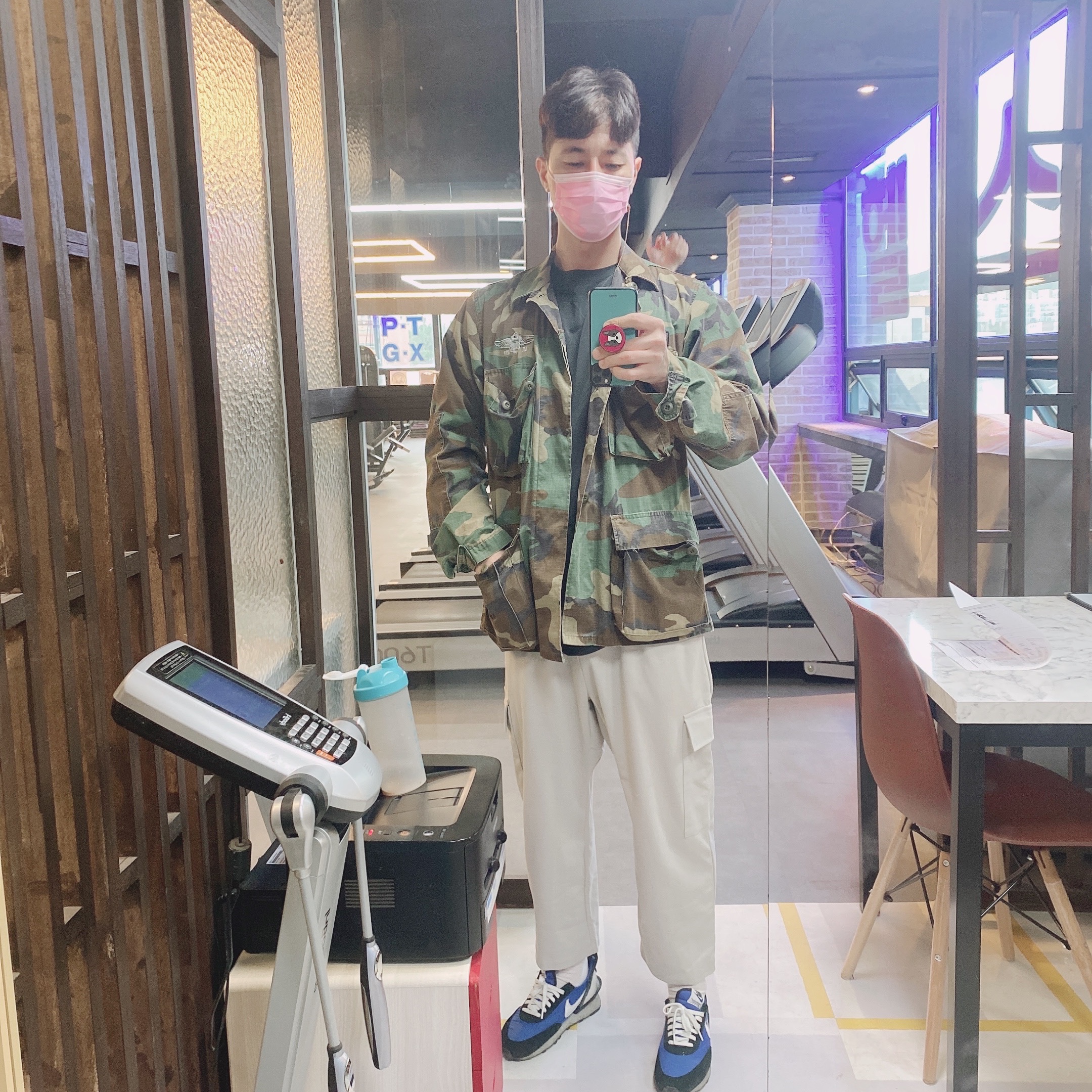 Nike x Undercover Daybreak Blue Jay 착용 스타일 - 1
