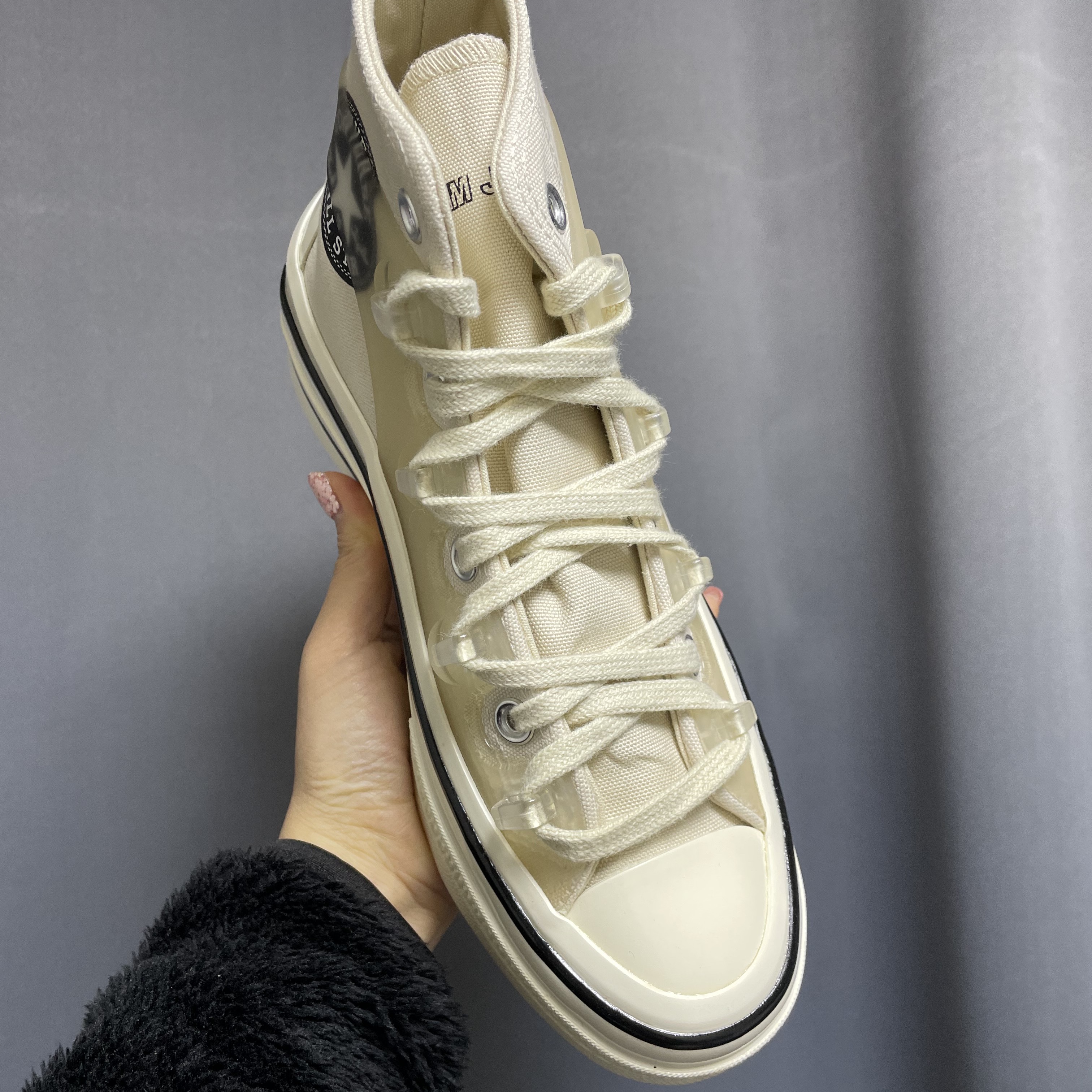 Converse x Kim Jones Chuck 70 Utility Wave High Natural Ivory 착용 스타일 - 3