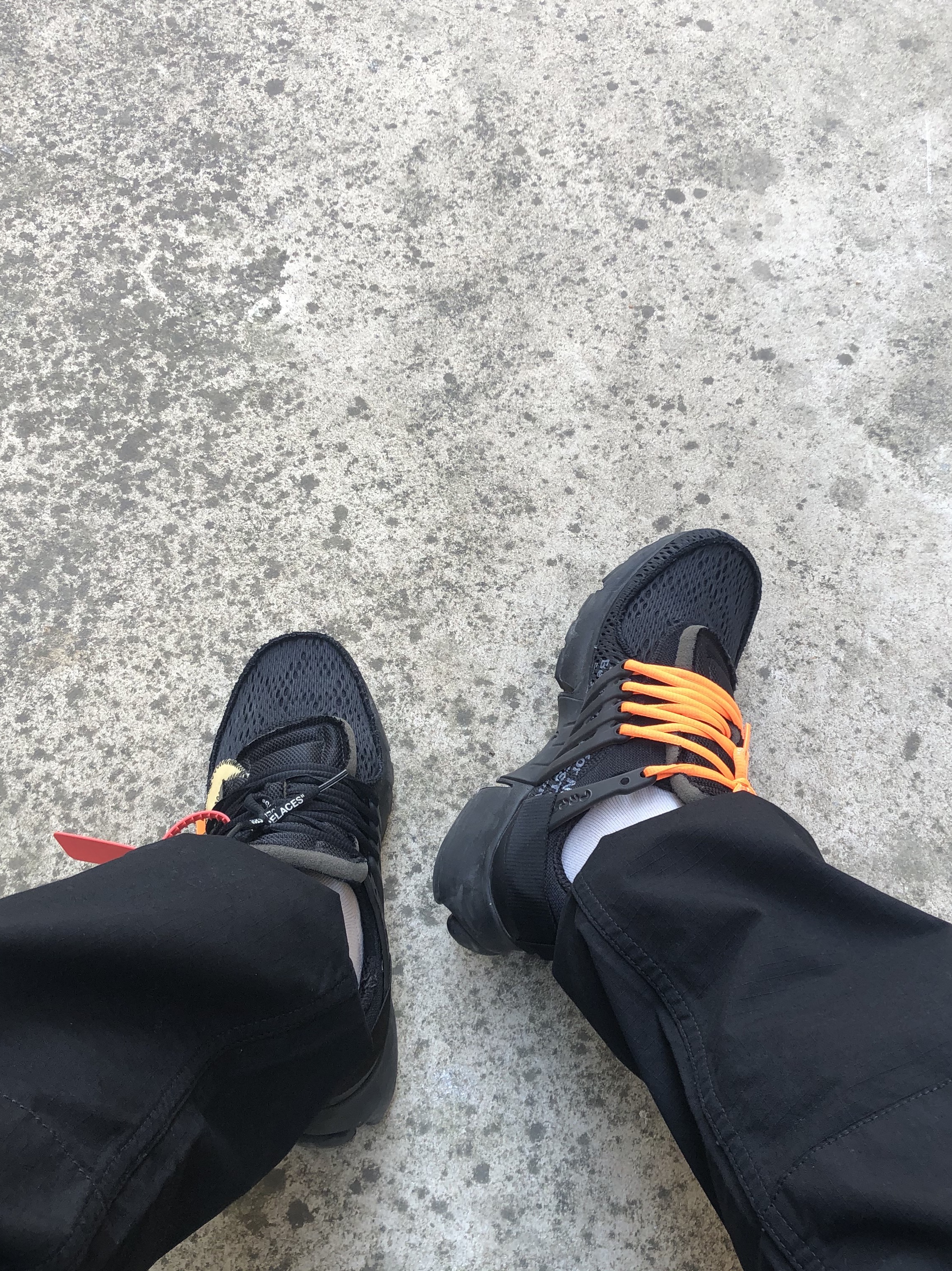Nike x Off-White Air Presto Black 착용 스타일