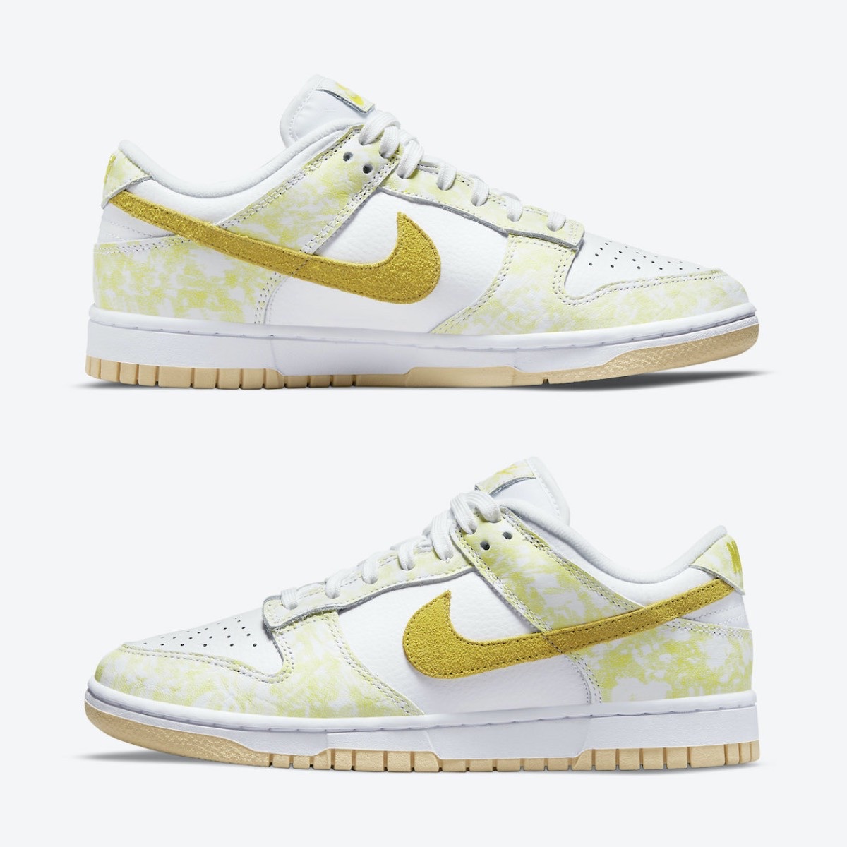 (W) Nike Dunk Low Lemon Drop 착용 스타일 - 3