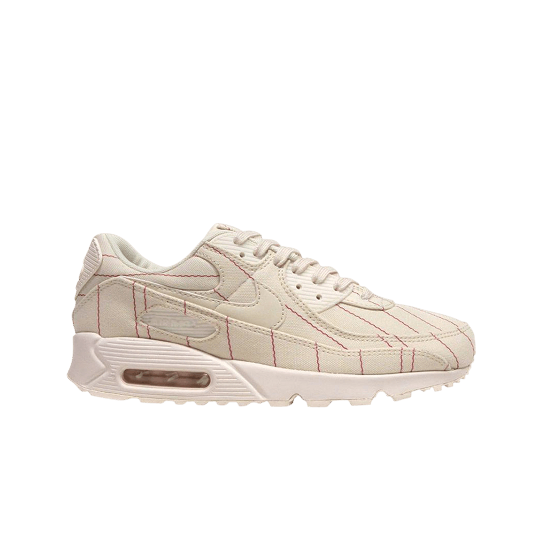 CZ5593-100 Nike Air Max 90 Pinstripes Natural Chili Red