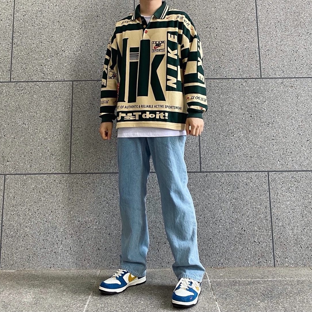Nike x Cactus Plant Flea Market Long Sleeve Polo Natural - Asia, Nike x Kasina Dunk Low 80's Bus 착용 스타일