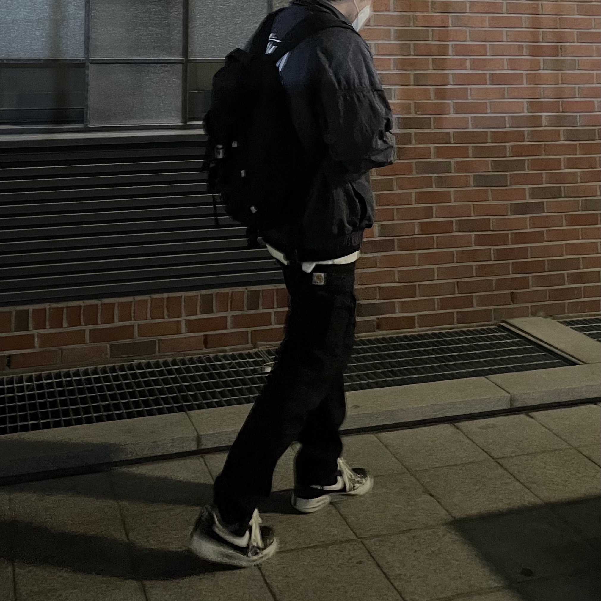 Nike x Peaceminusone Air Force 1 Low Para-Noise, Nike x Stussy Windrunner Jacket Off Noir 착용 스타일