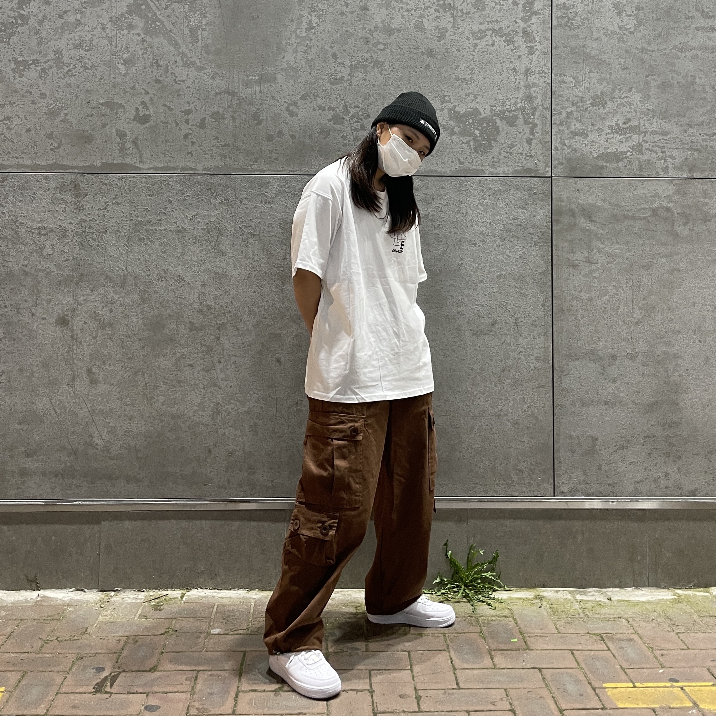 (W) Nike Air Force 1 '07 Low White 착용 스타일