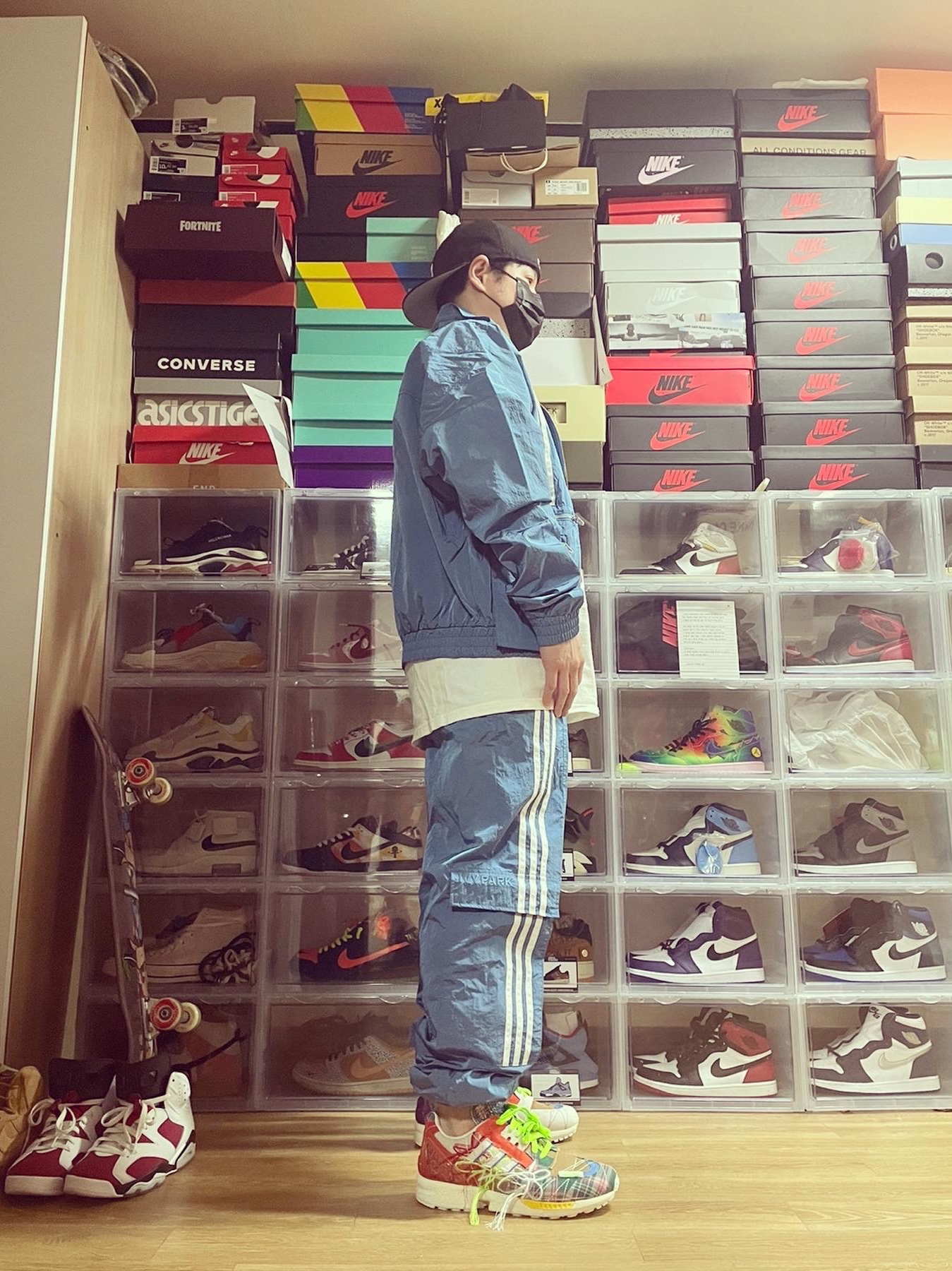 Adidas x Sean Wotherspoon ZX 8000 Superearth 착용 스타일 - 2