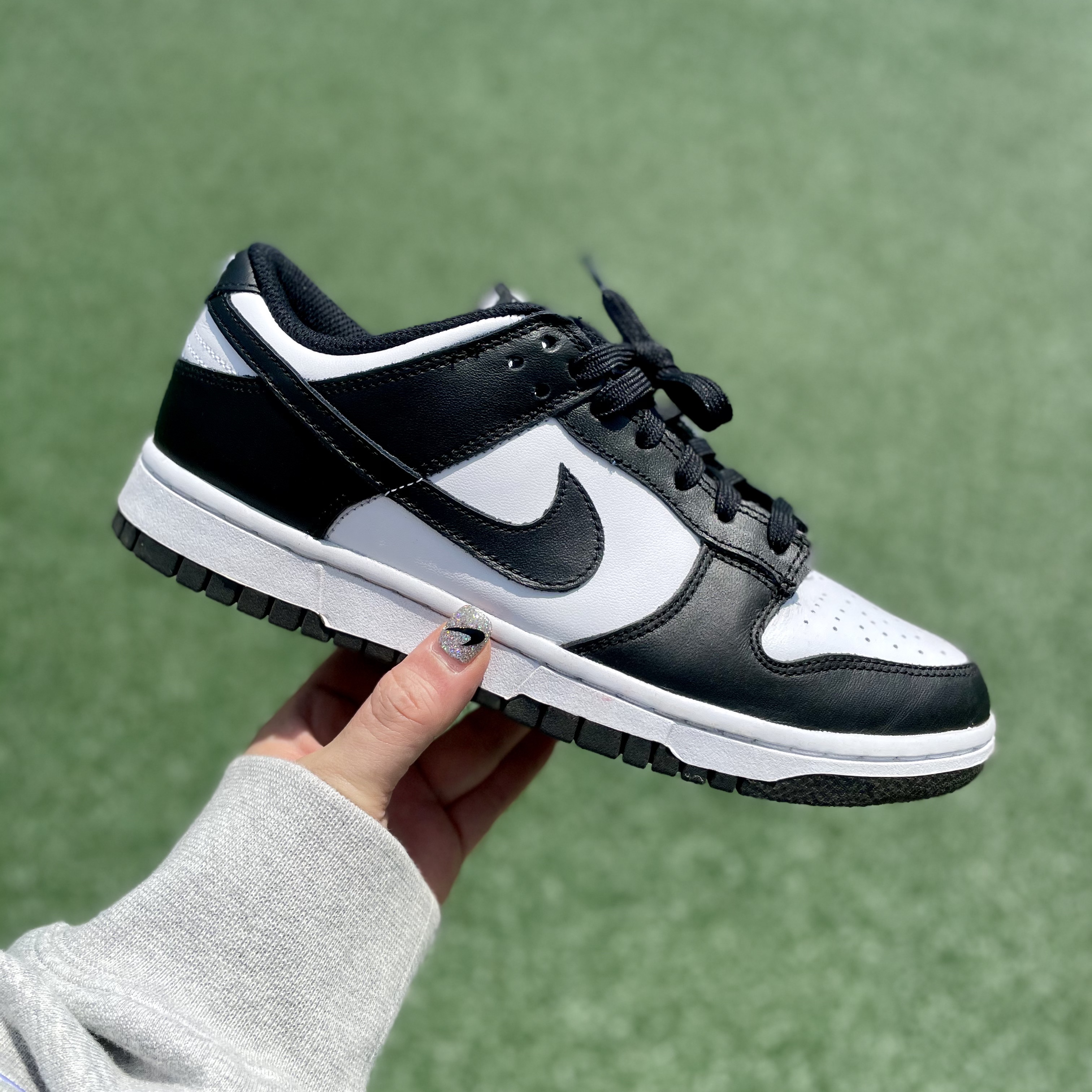 Nike Dunk Low Retro Black, (W) Nike Dunk Low Black 착용 스타일