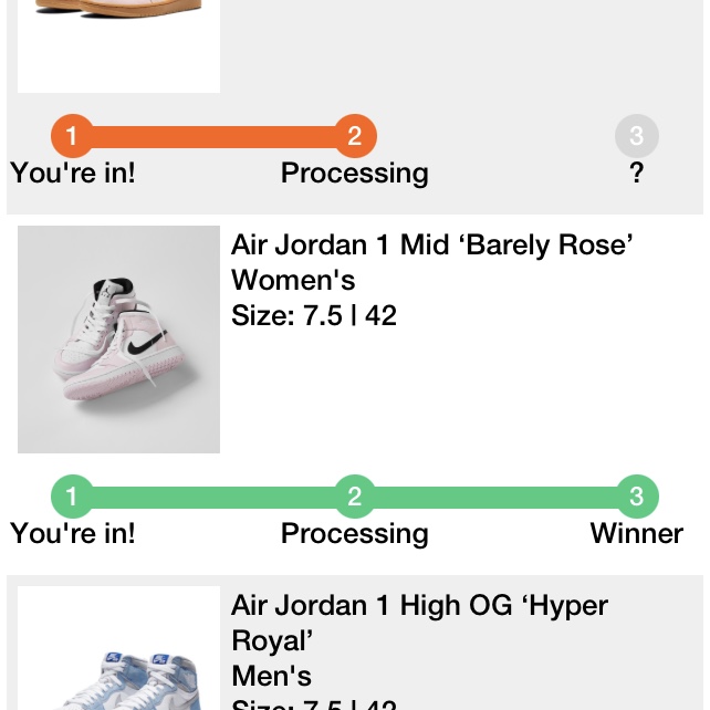 (W) Jordan 1 Mid Barely Rose 착용 스타일