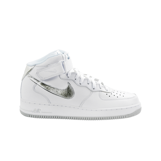 Nike Air Force 1 Mid '07 White Silver