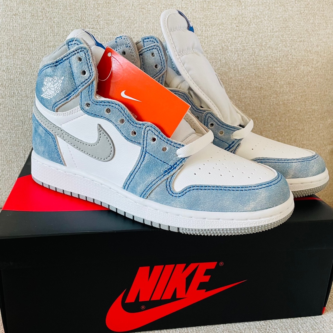 (GS) Jordan 1 Retro High OG Hyper Royal 착용 스타일