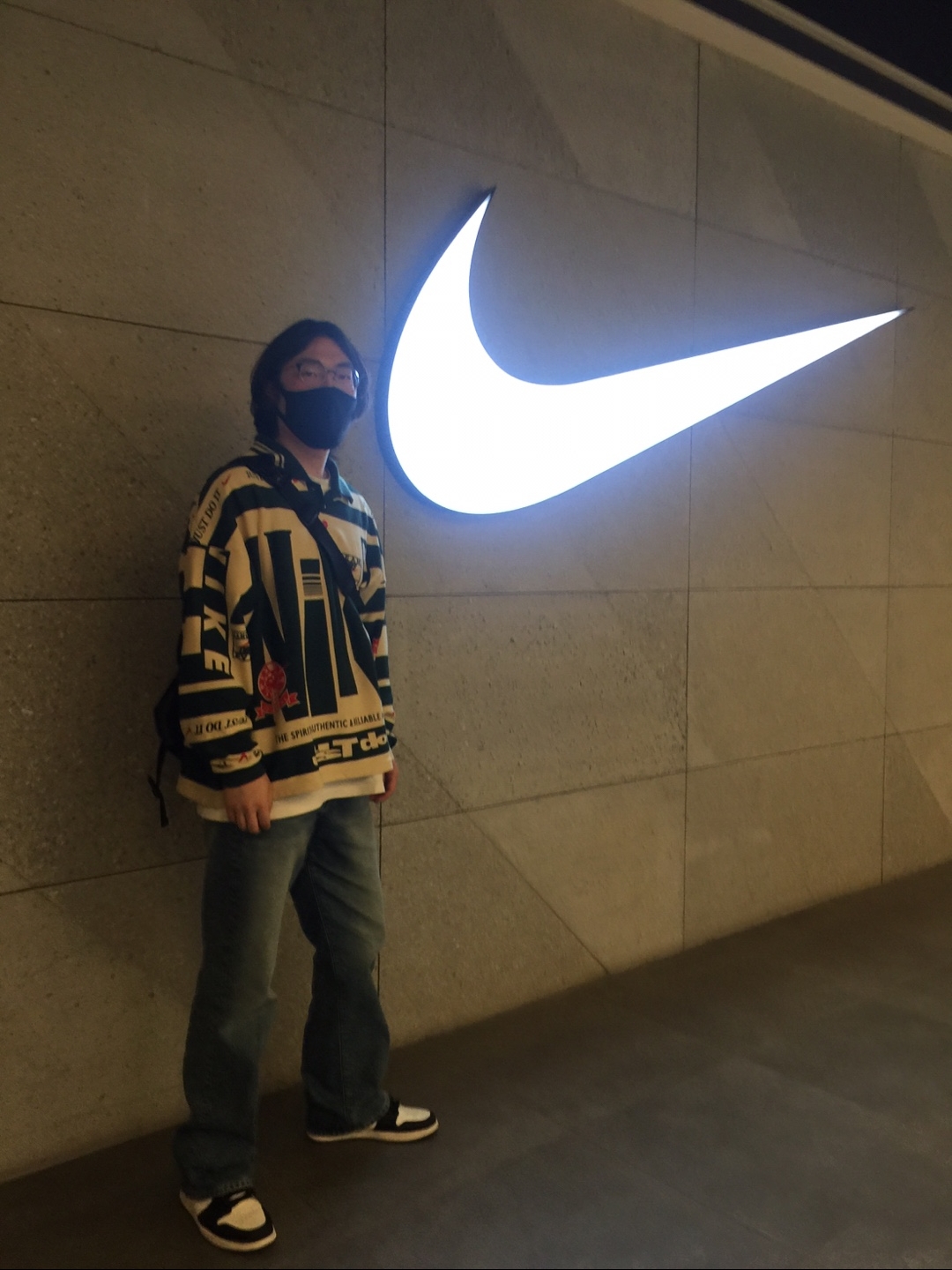 Nike x Cactus Plant Flea Market Long Sleeve Polo Natural - US/EU, Jordan 1 Retro High OG Black Mocha 착용 스타일