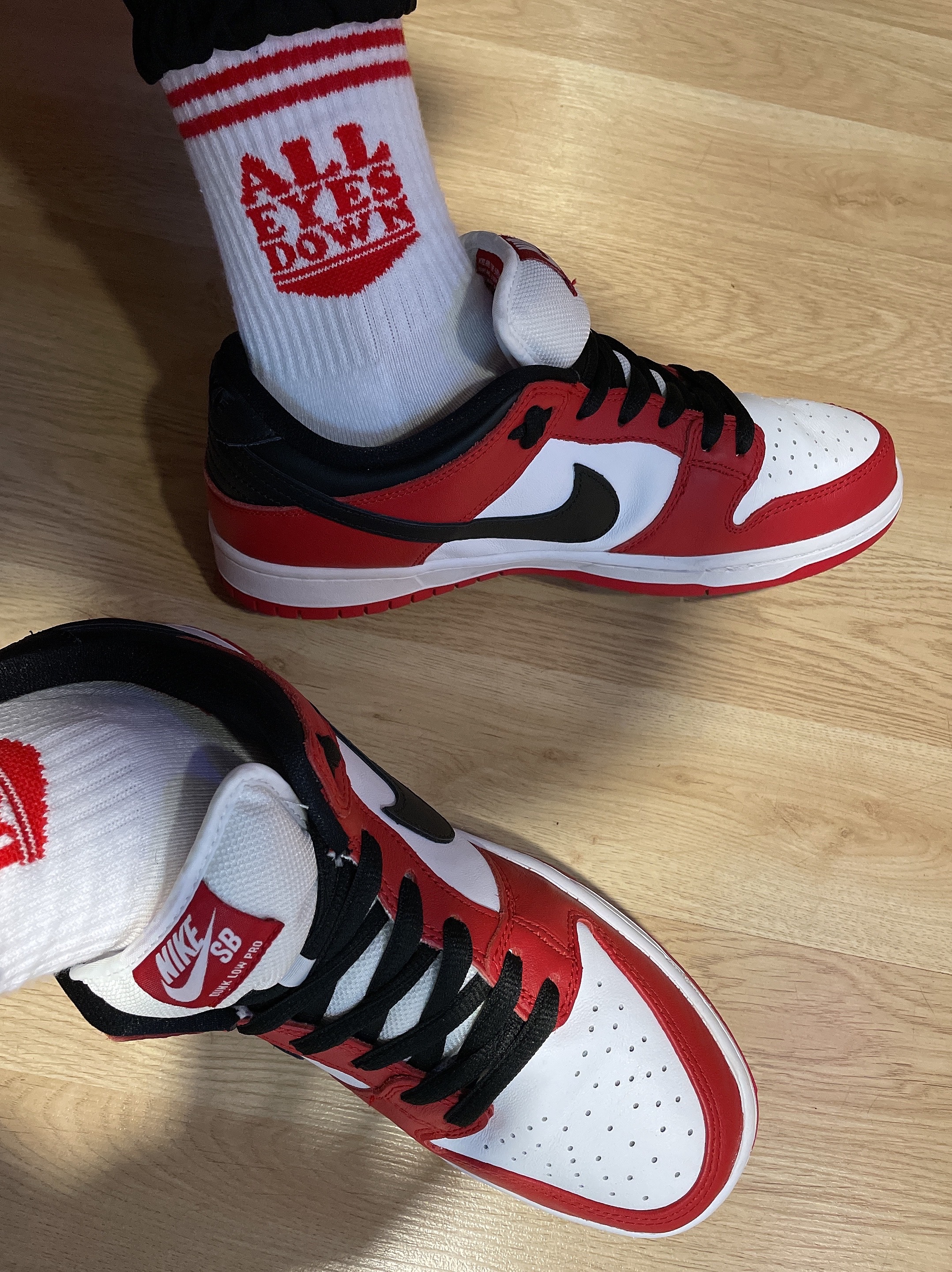 Nike SB Dunk Low Pro Chicago 착용 스타일