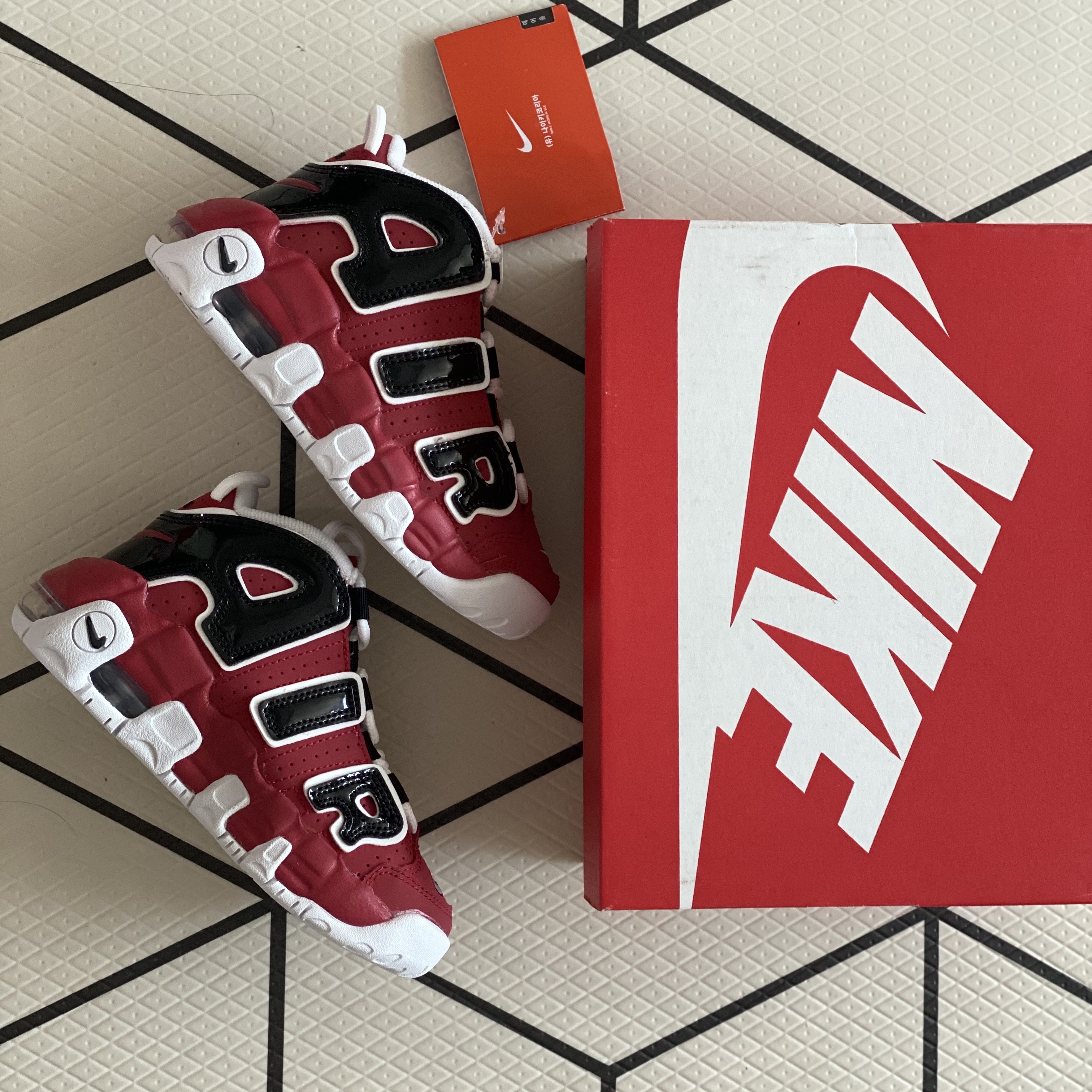 (PS) Nike Air More Uptempo 96 Bulls 착용 스타일 - 4
