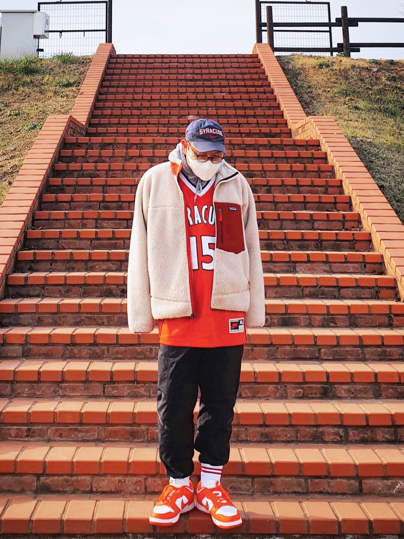 Nike Dunk Low SP Syracuse 2020 착용 스타일