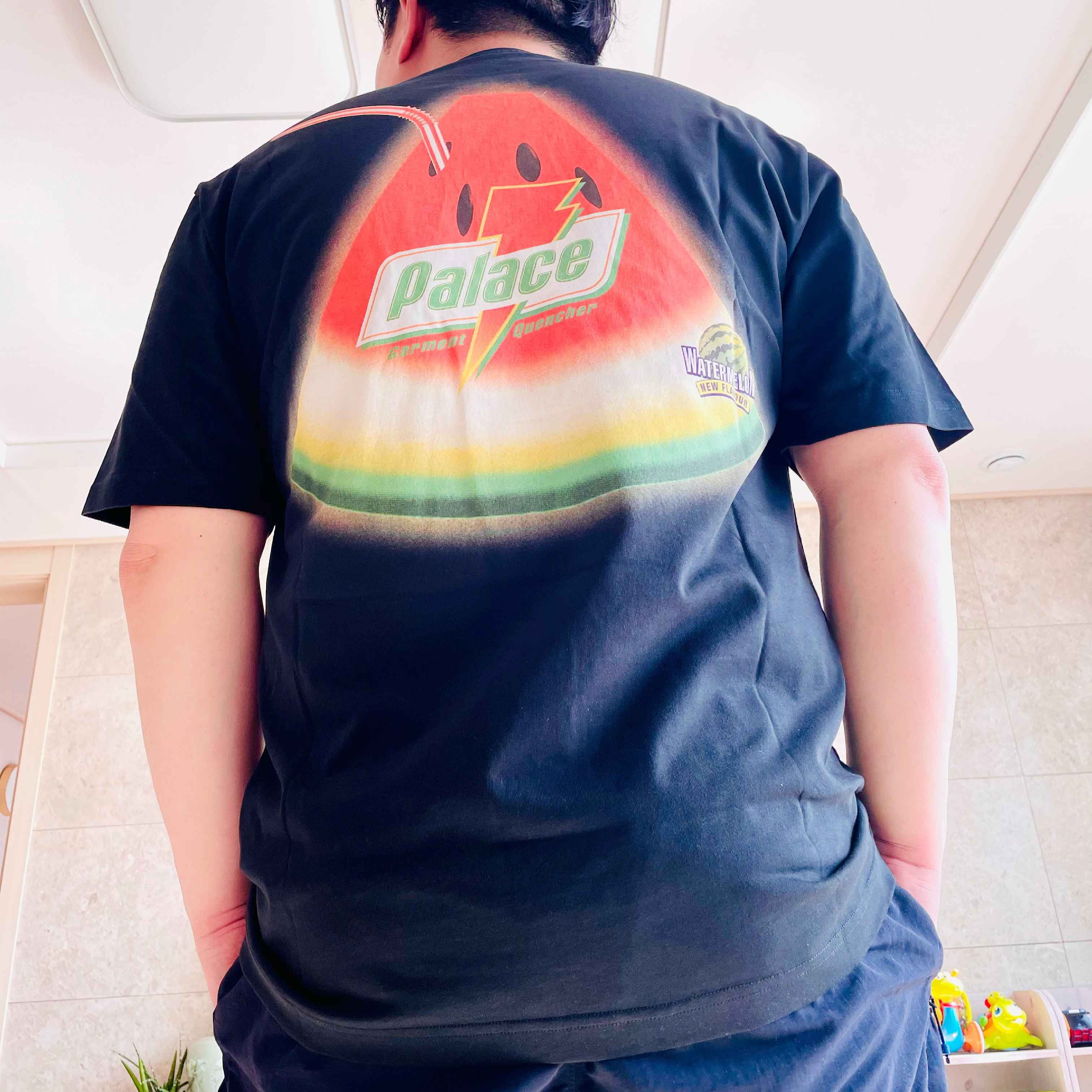 Palace Sugar T-Shirt Black - 21SS 착용 스타일