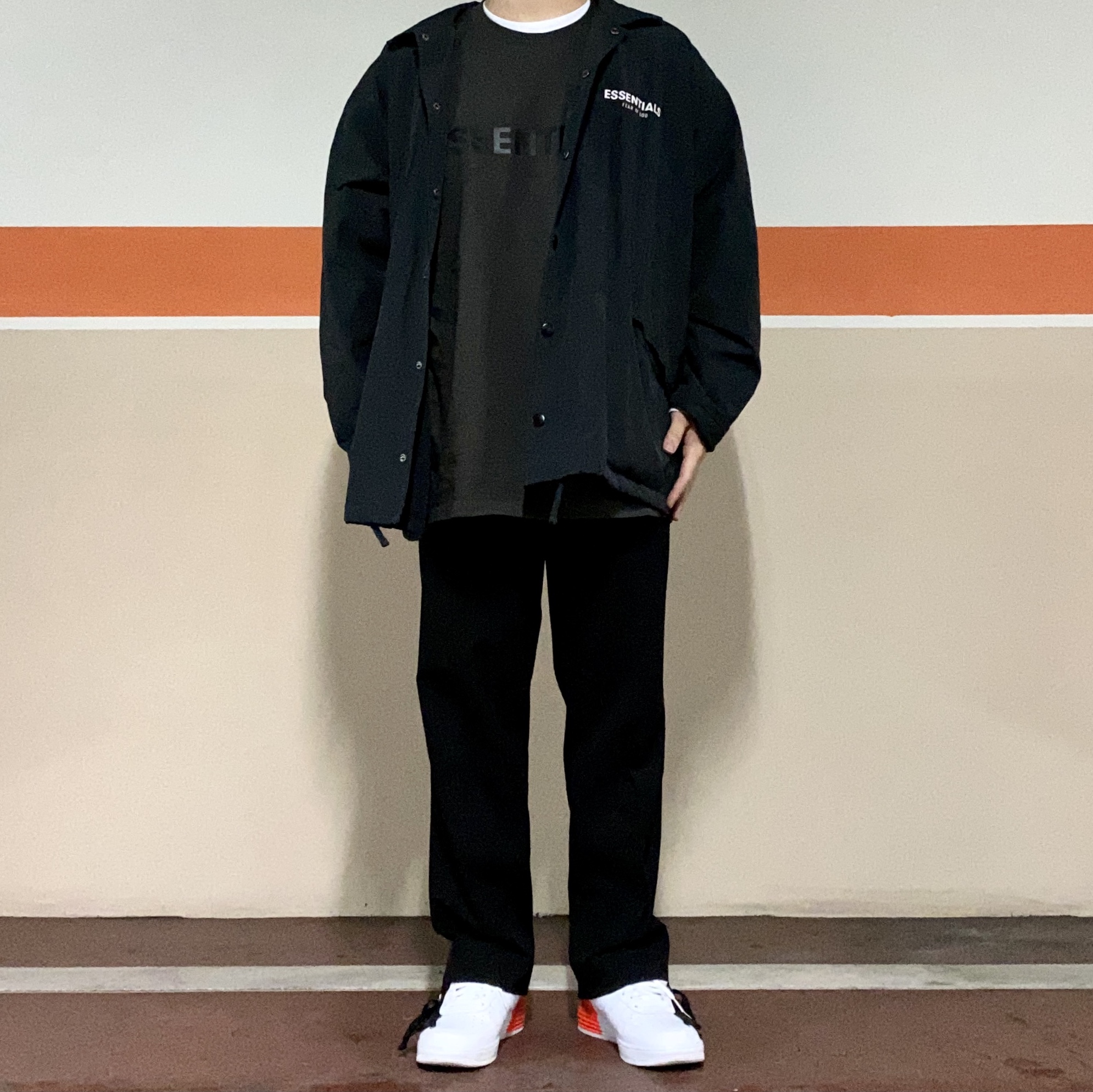 Nike x Acronym Lunar Force 1 SP Zip Bright Crimson 착용 스타일
