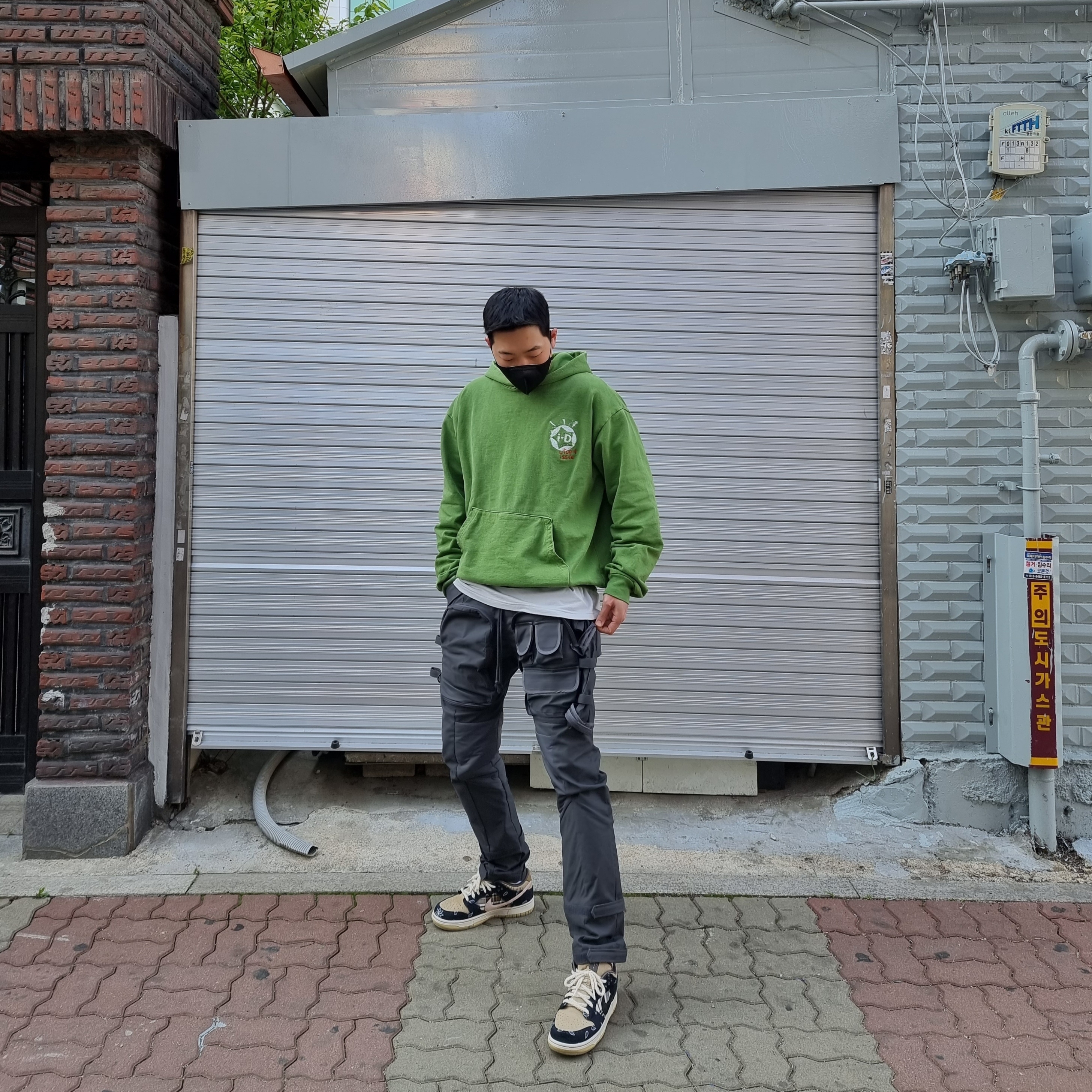 Nike x Travis Scott SB Dunk Low 착용 스타일 - 2