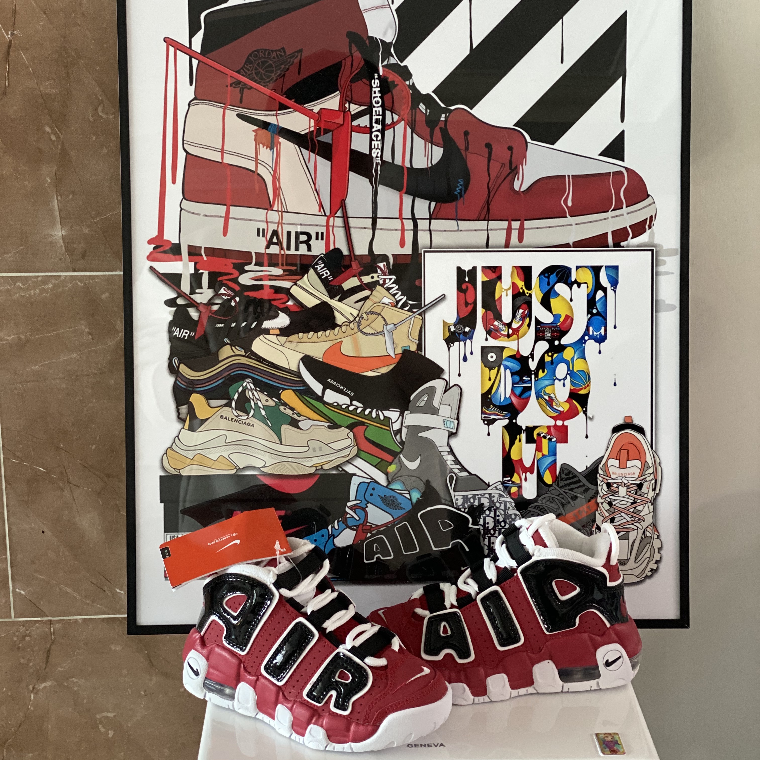 (PS) Nike Air More Uptempo 96 Bulls 착용 스타일 - 1