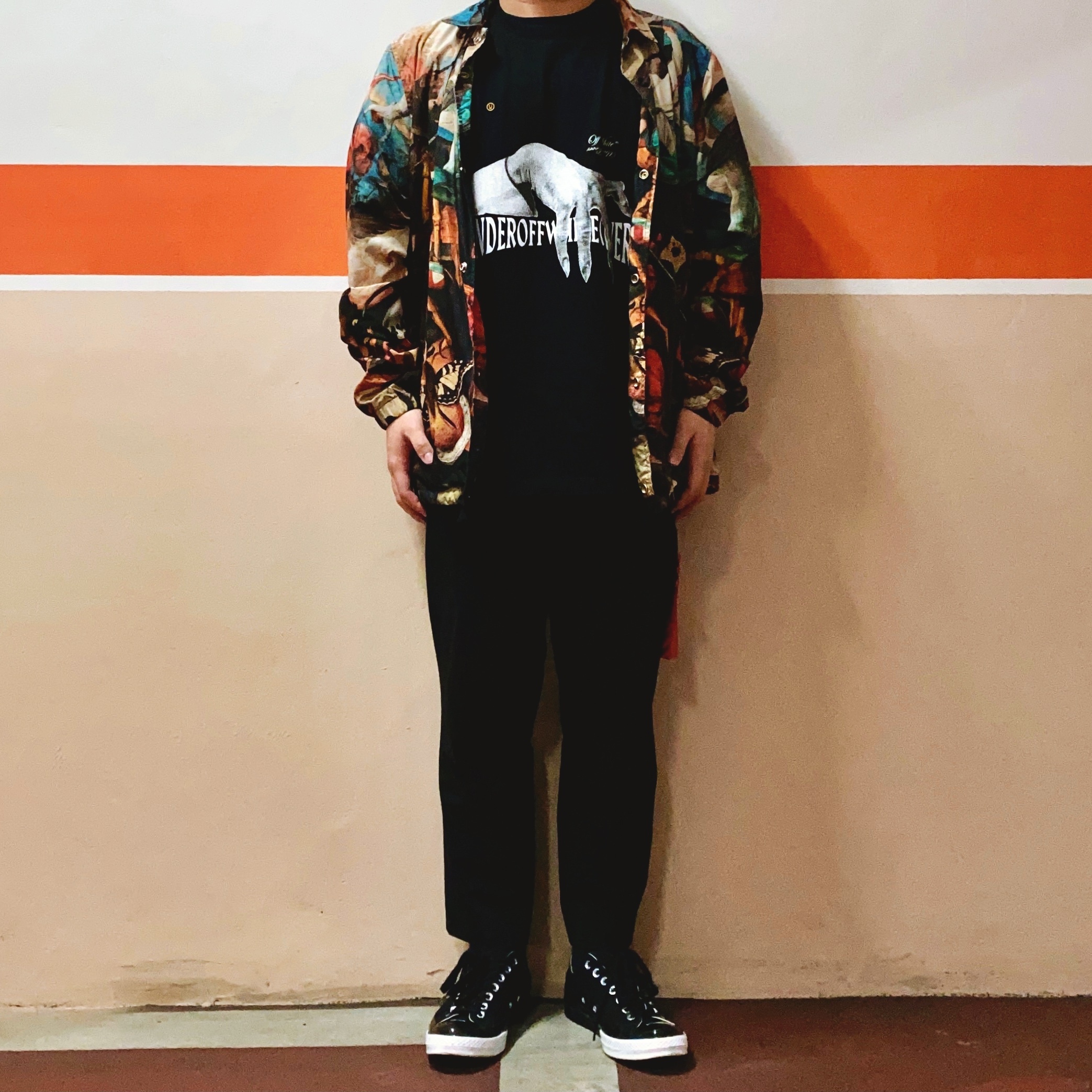 Converse x Undercover Chuck 70 Ox Black 착용 스타일
